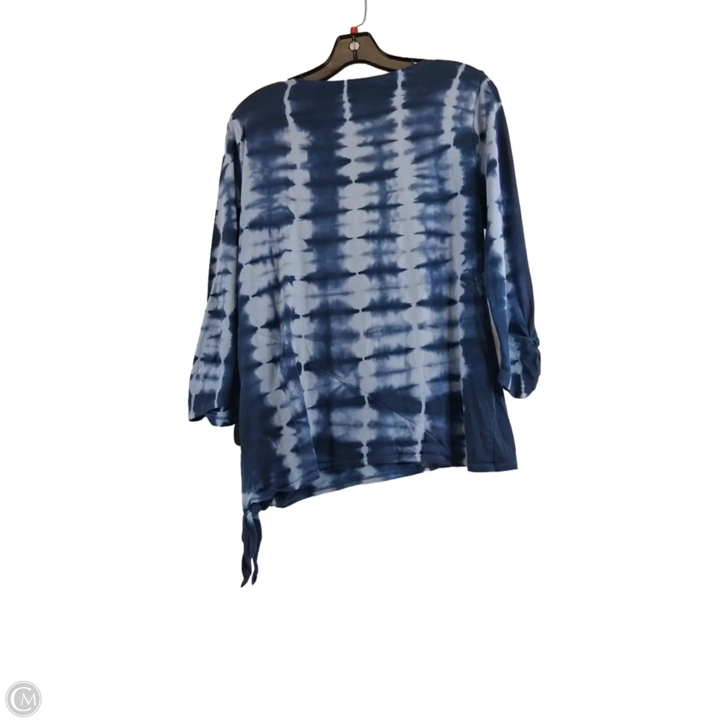 Top Long Sleeve By Chicos In Blue, Size: M