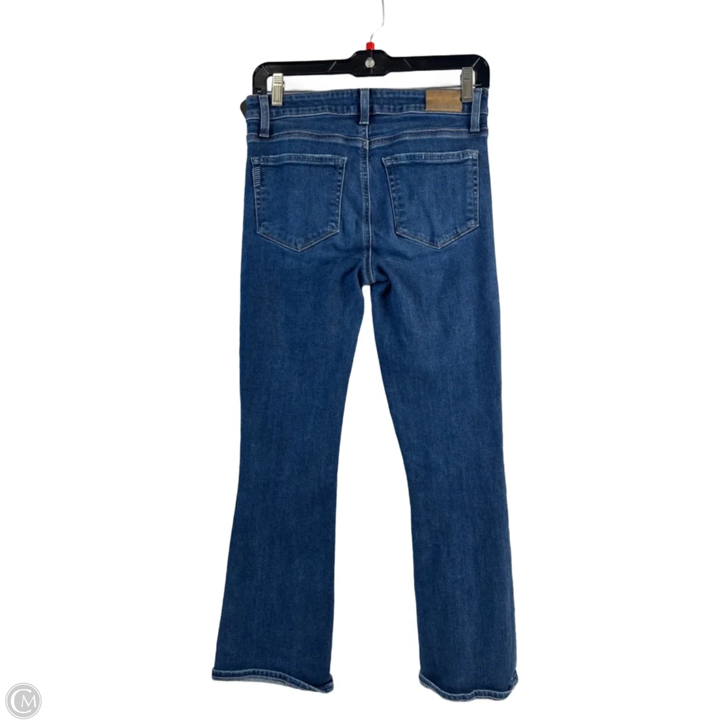 Jeans Boot Cut By Paige In Blue Denim, Size: 4