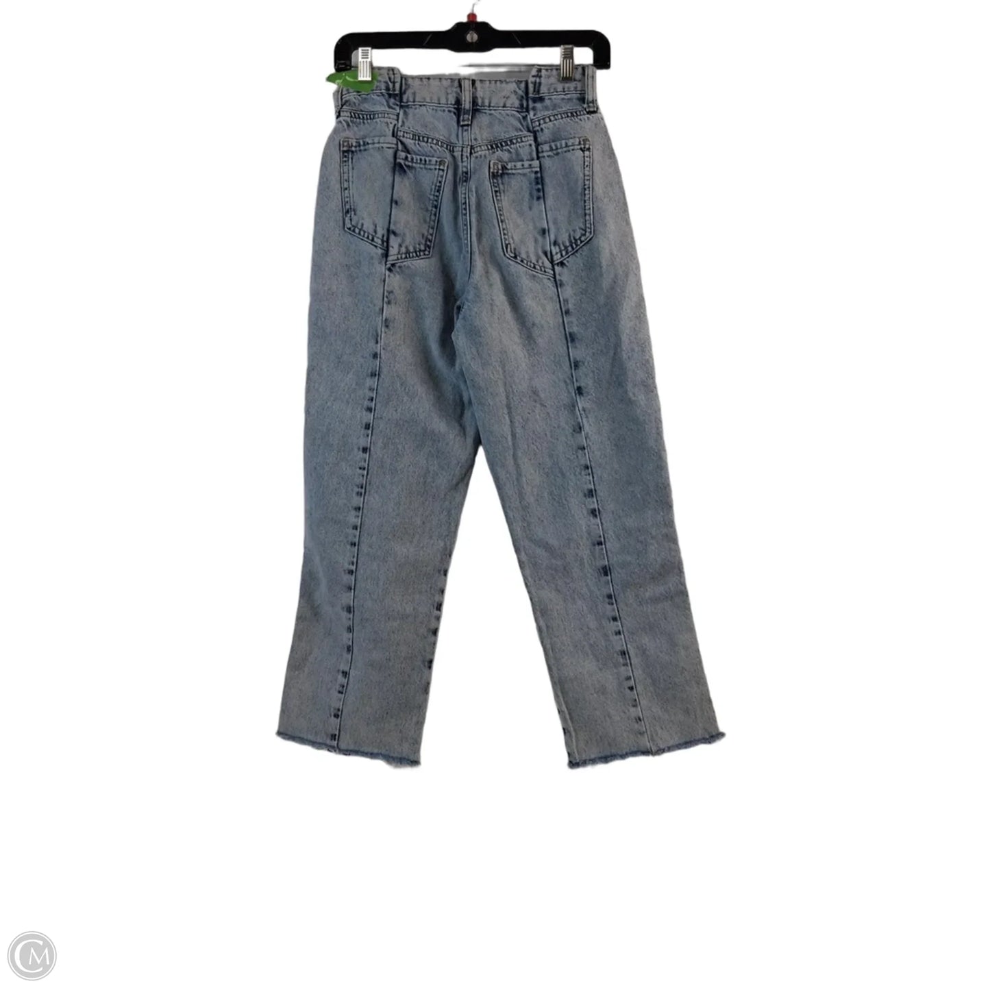 Jeans Straight By Forever 21 In Blue Denim, Size: 4