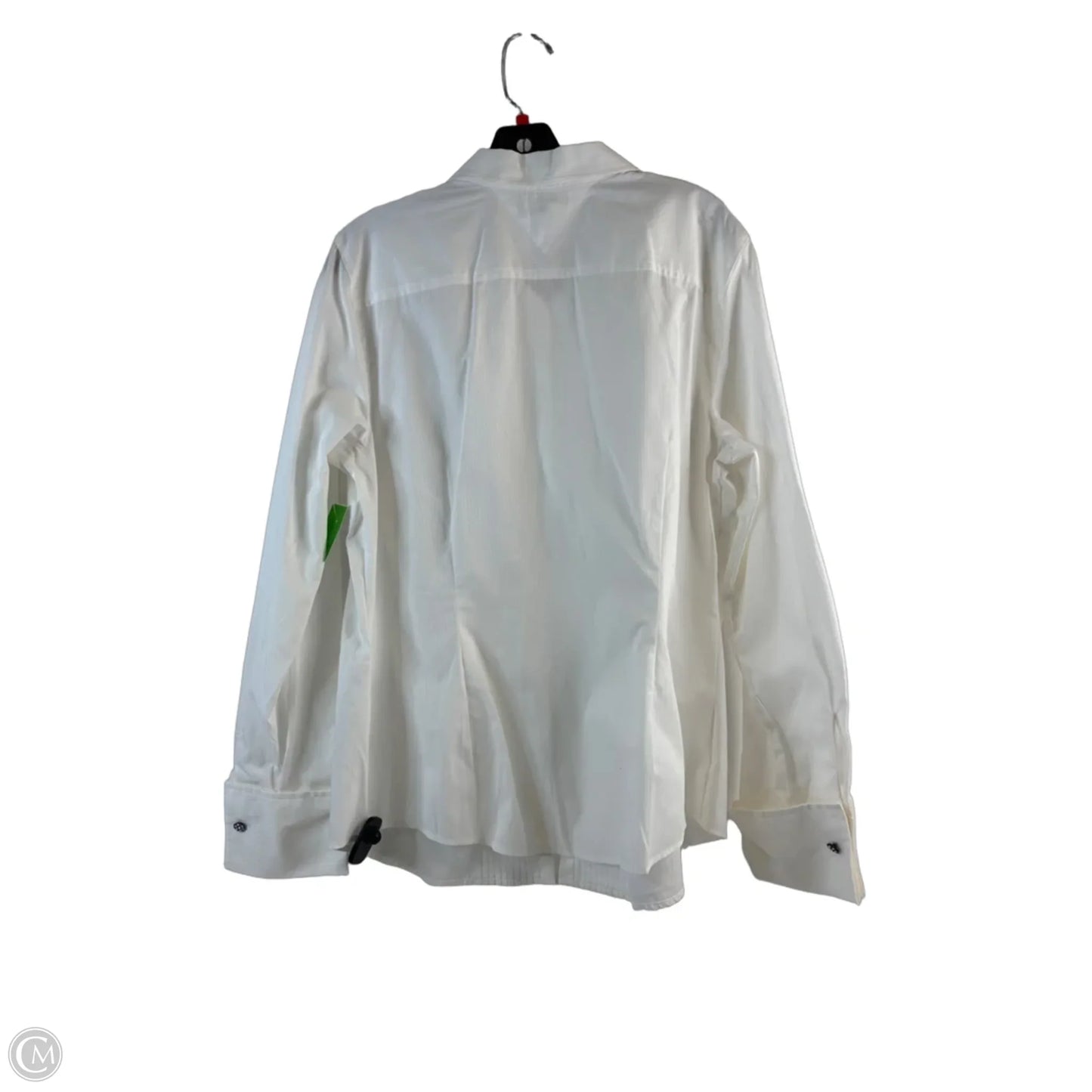 Top Long Sleeve By Tommy Hilfiger In White, Size: Xl