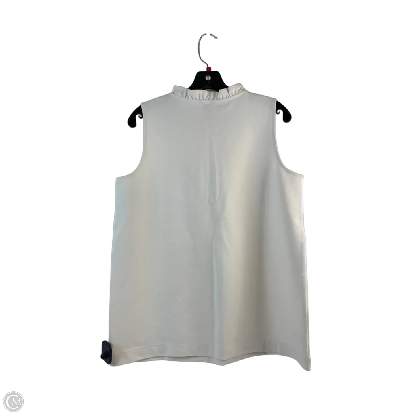 Top Sleeveless Basic By Ann Taylor In Cream, Size: M