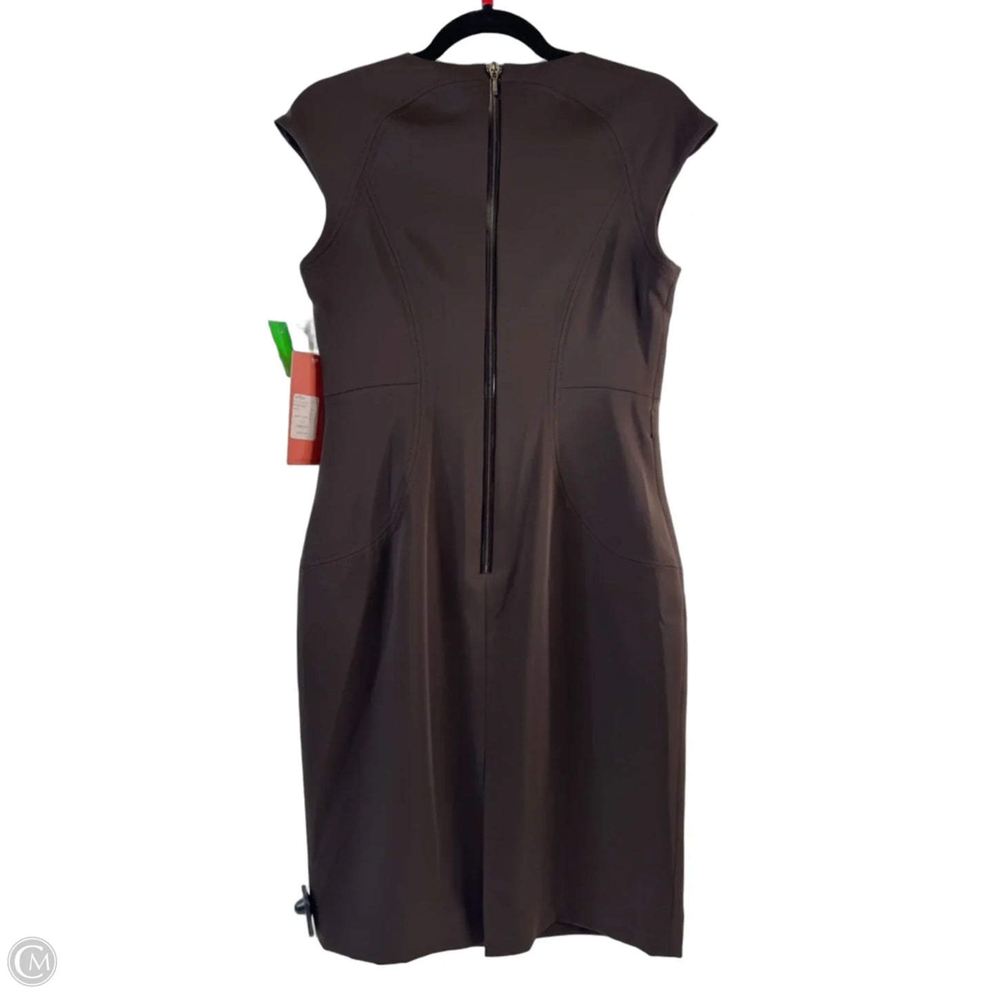Dress Casual Midi By Clothes Mentor In Bronze, Size: S