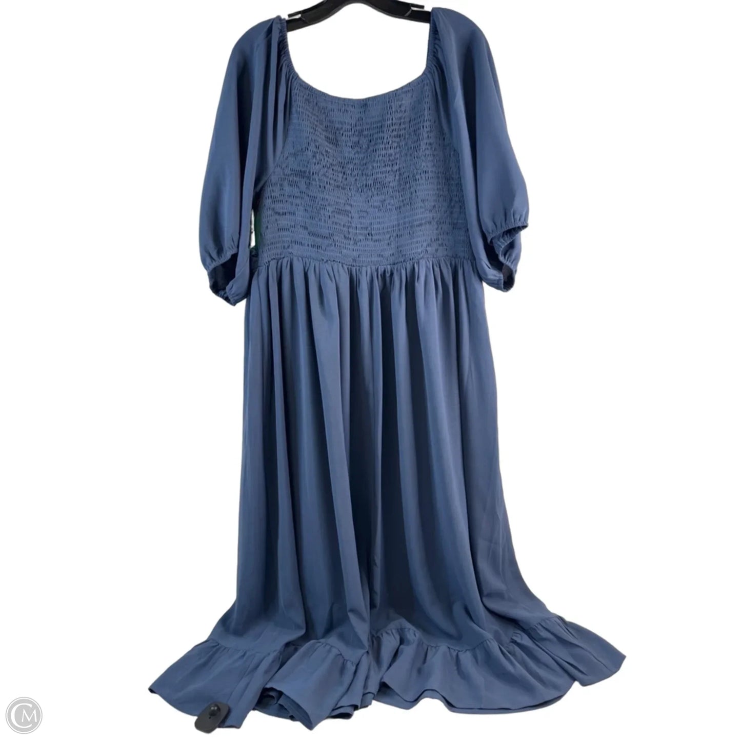 Dress Casual Maxi By Clothes Mentor In Blue, Size: 1x