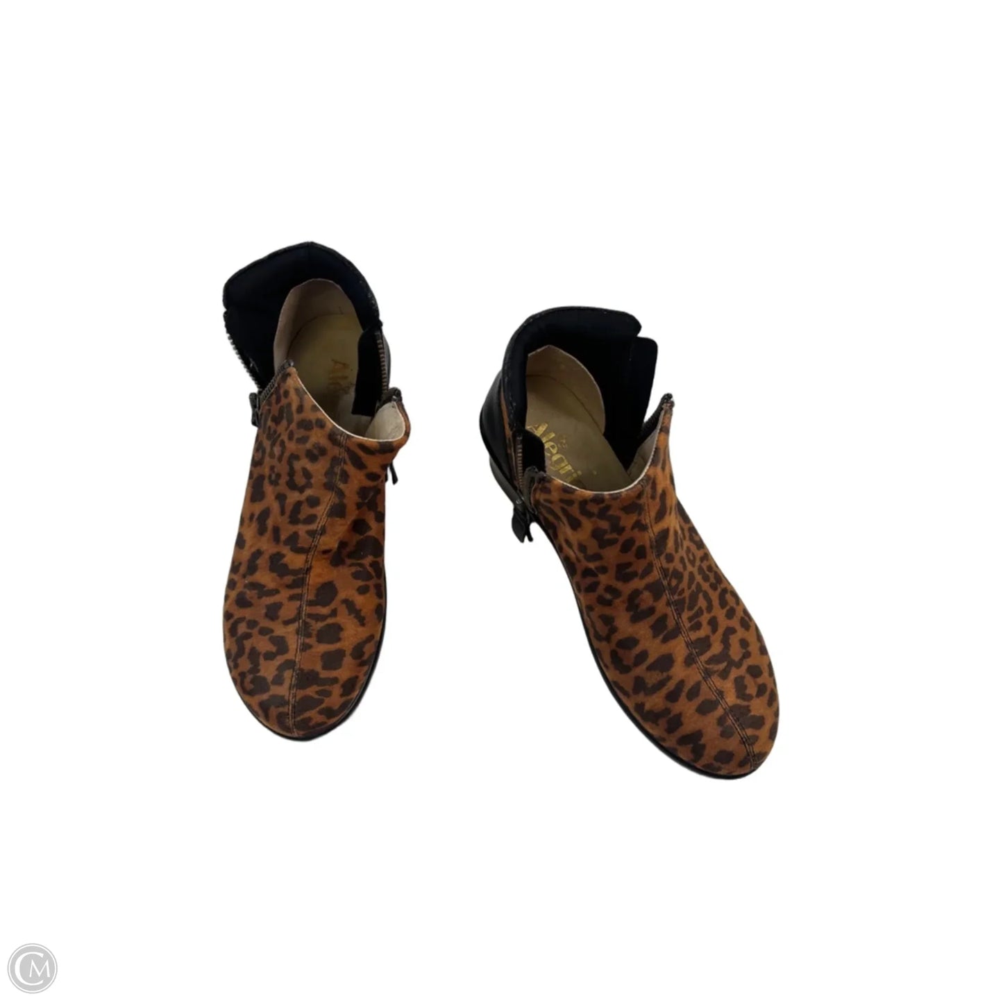 Shoes Heels Wedge By Alegria In Animal Print, Size: 6.5