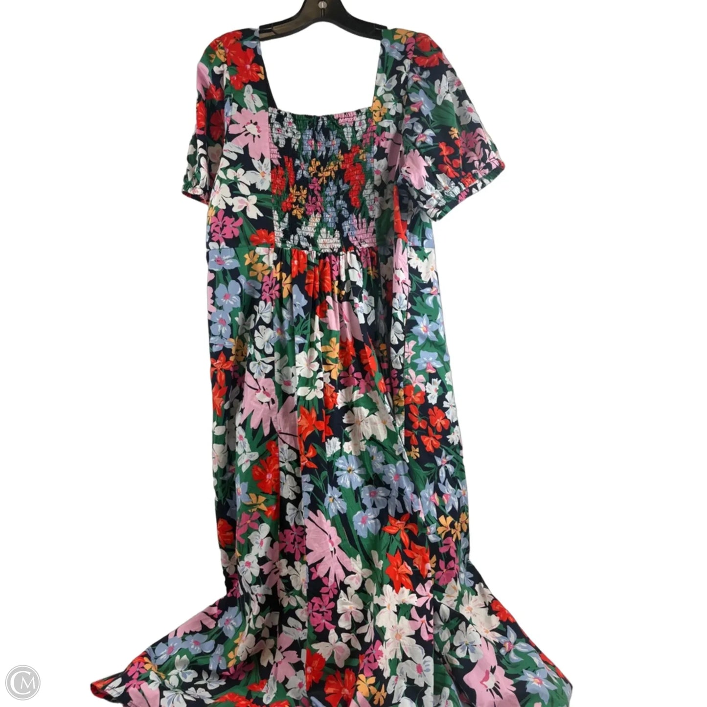 Dress Casual Midi By Old Navy In Floral Print, Size: Xl