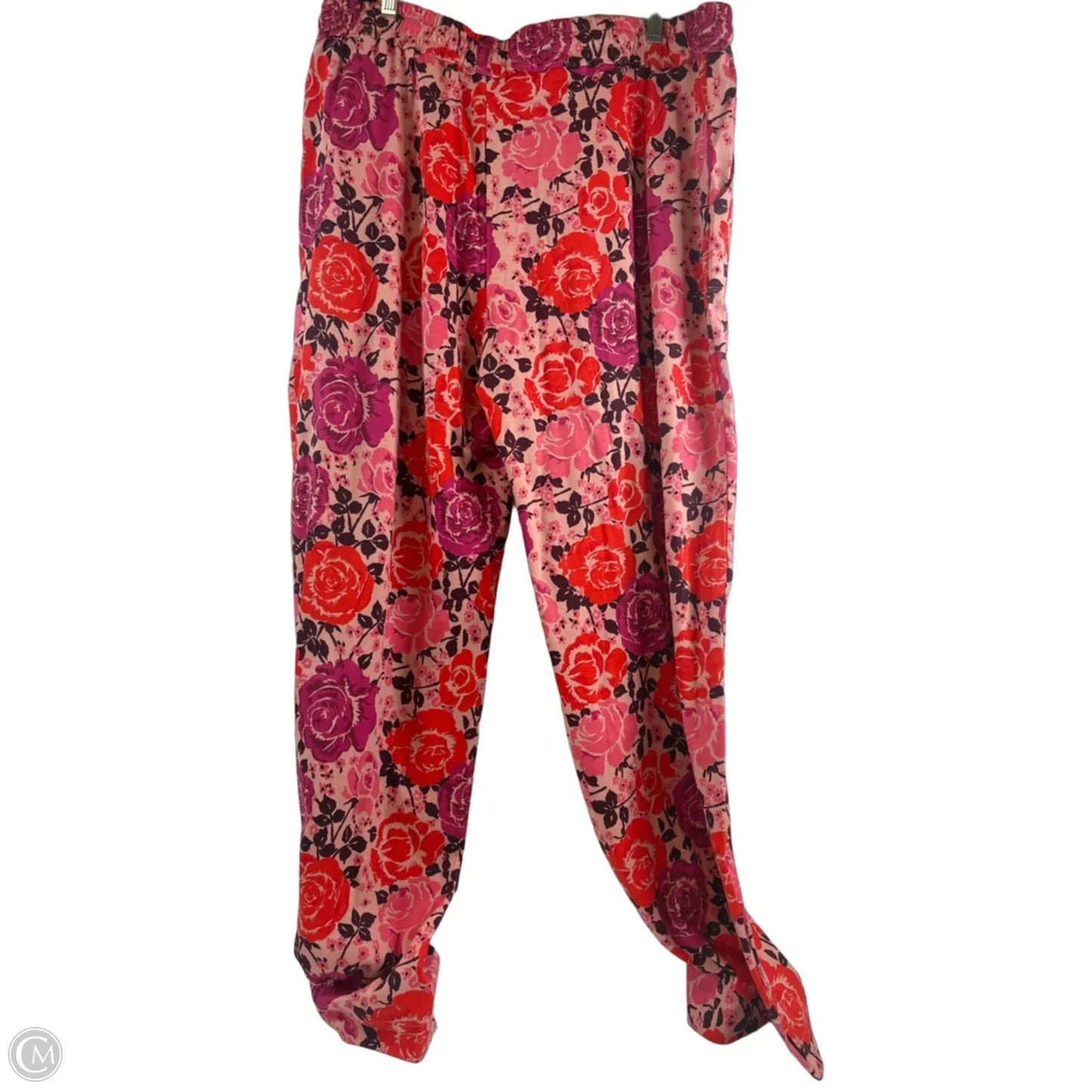 Pajama Pants By Vera Bradley In Pink & Red, Size: Xl