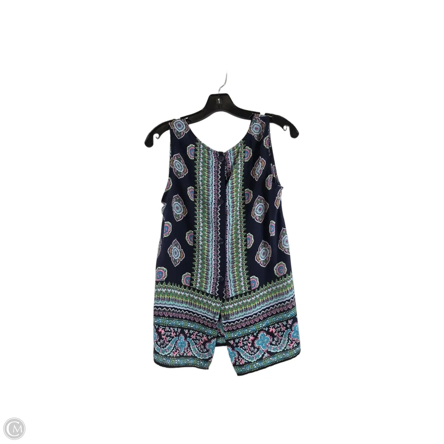 Tank Top By Cynthia Rowley In Blue & Green, Size: S
