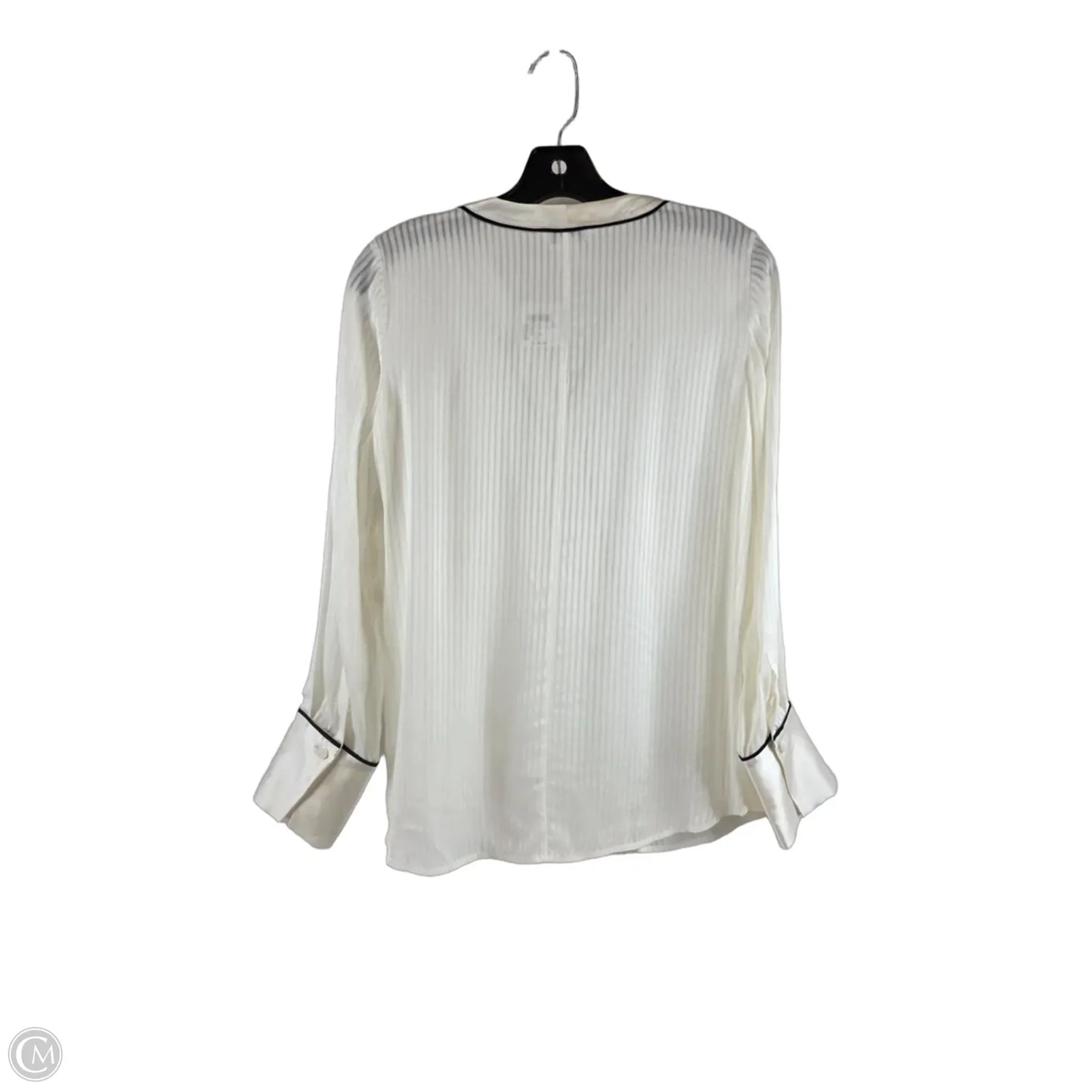 Top Long Sleeve By Club Monaco In Cream, Size: Xs