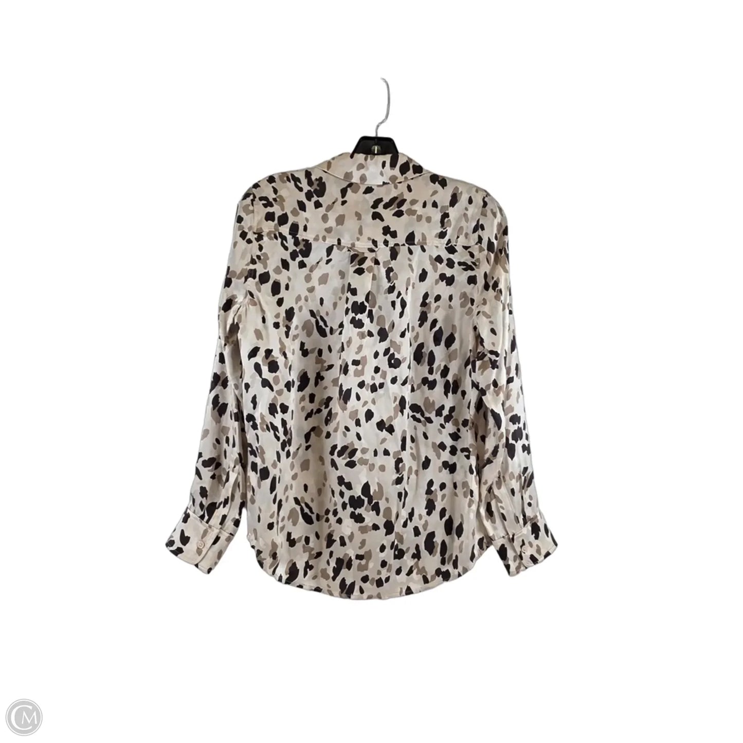 Top Long Sleeve By Rails In Brown & Tan, Size: Xs
