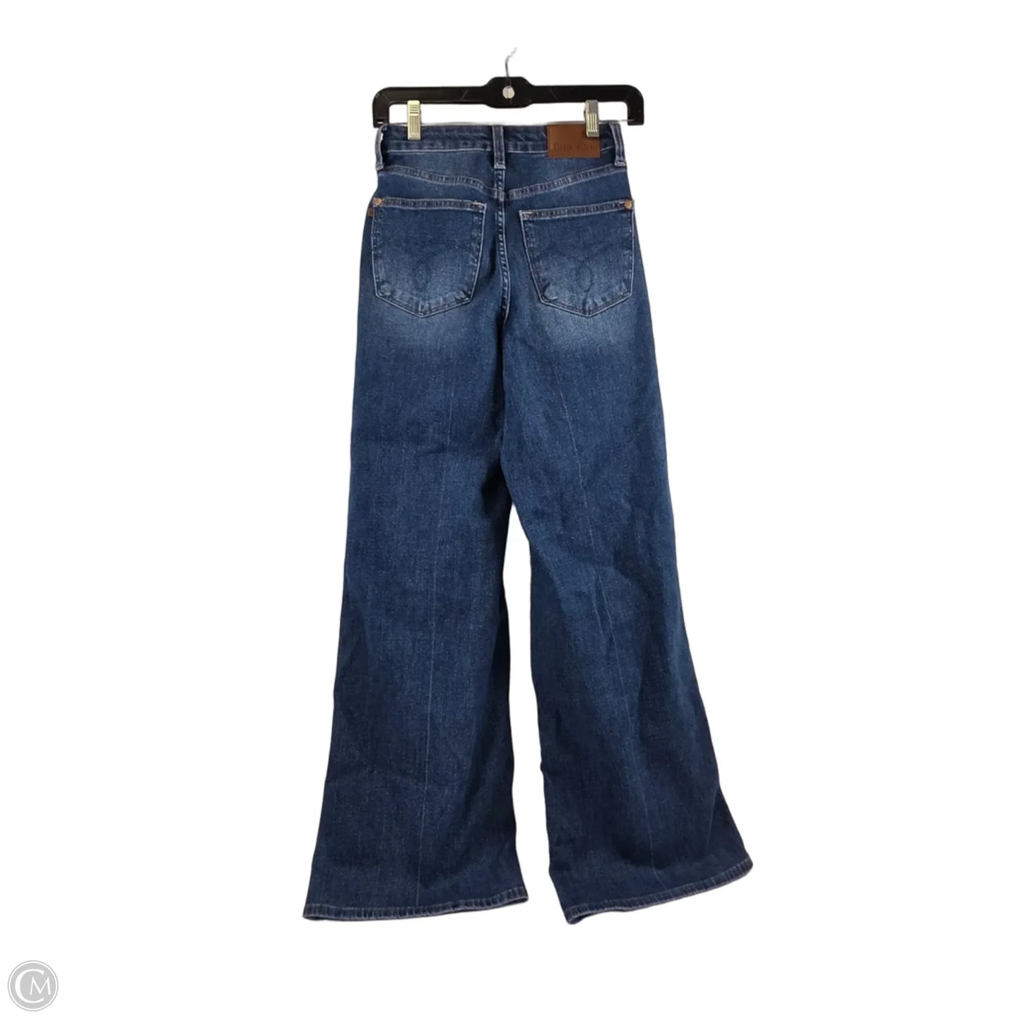 Jeans Wide Leg By Judy Blue In Blue Denim, Size: 0