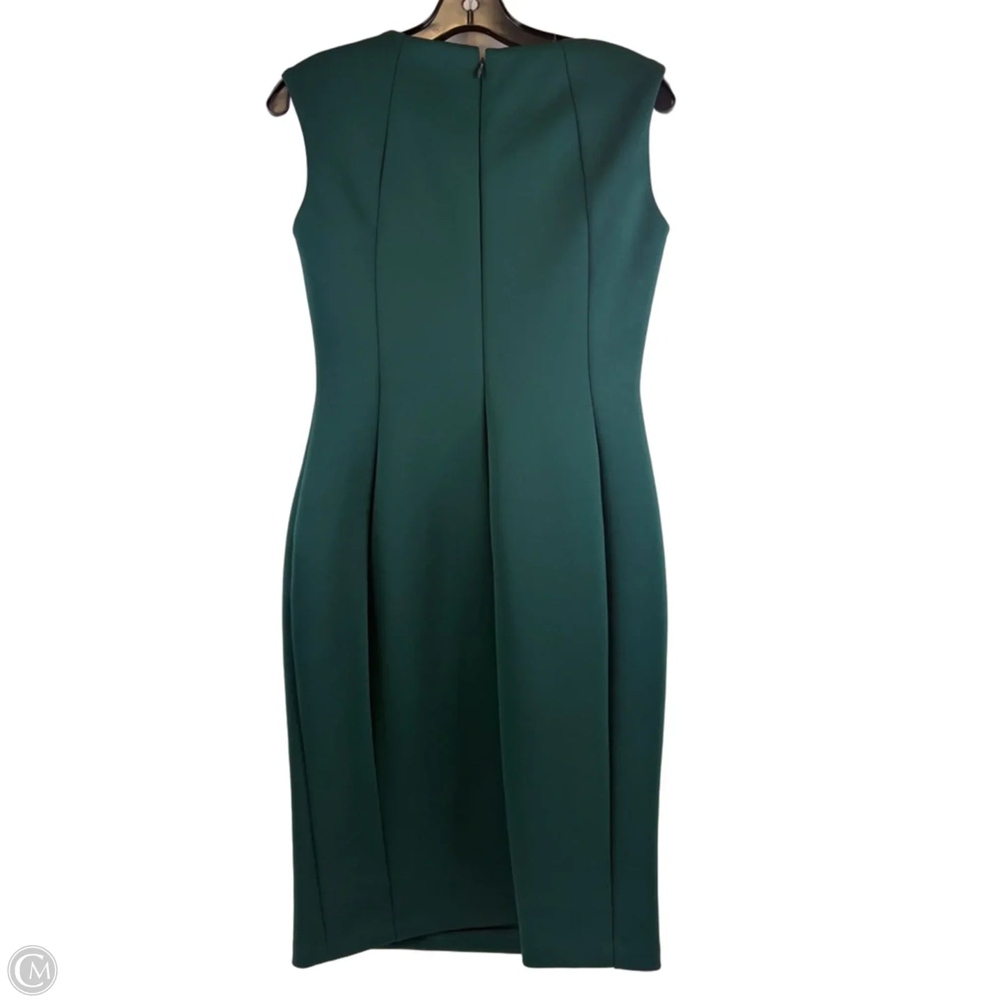 Dress Casual Midi By Calvin Klein In Green, Size: S