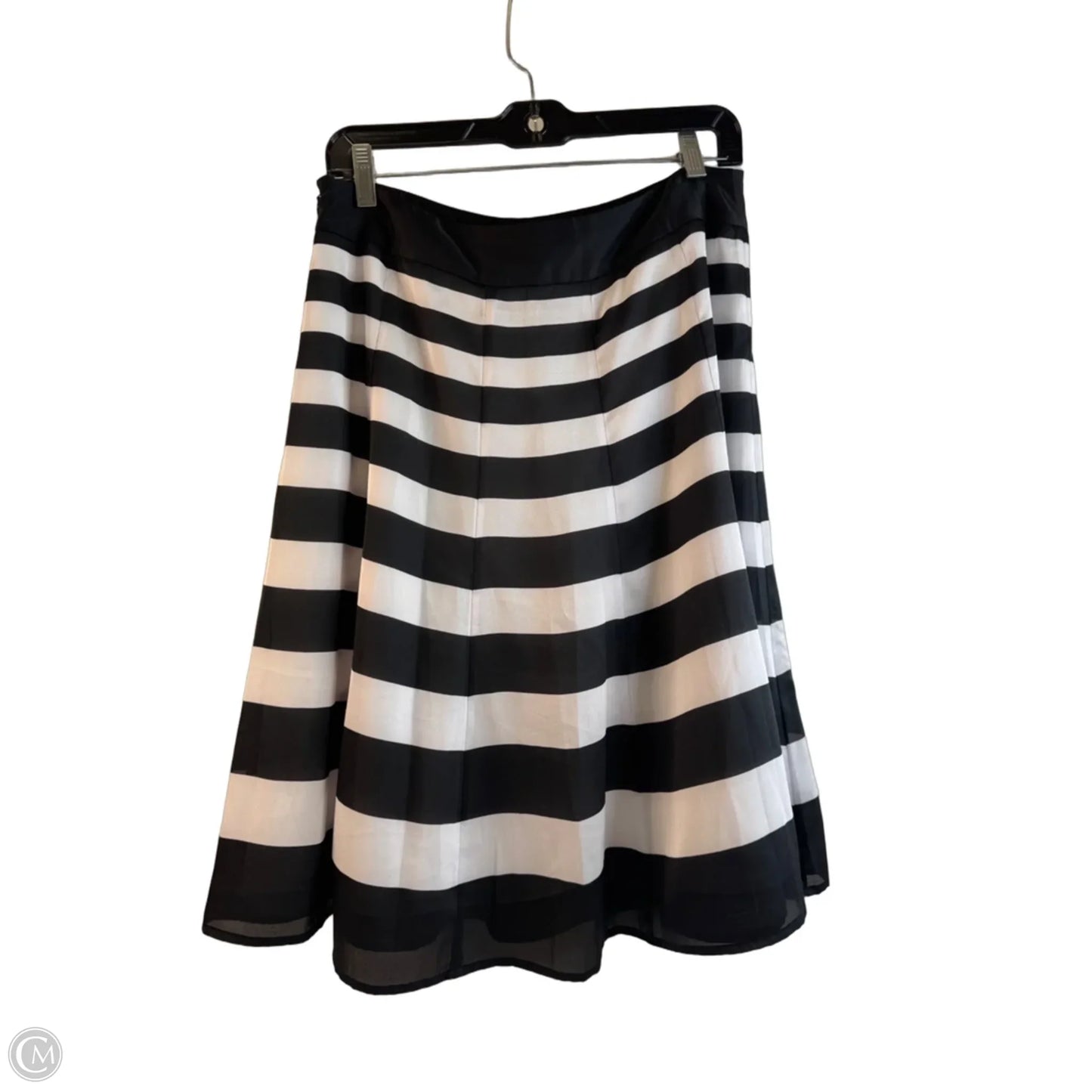 Skirt Midi By White House Black Market In Black & White, Size: 8