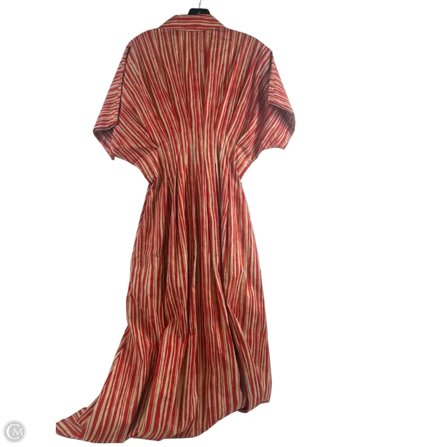 Dress Casual Maxi By Clothes Mentor In Red & Tan, Size: S