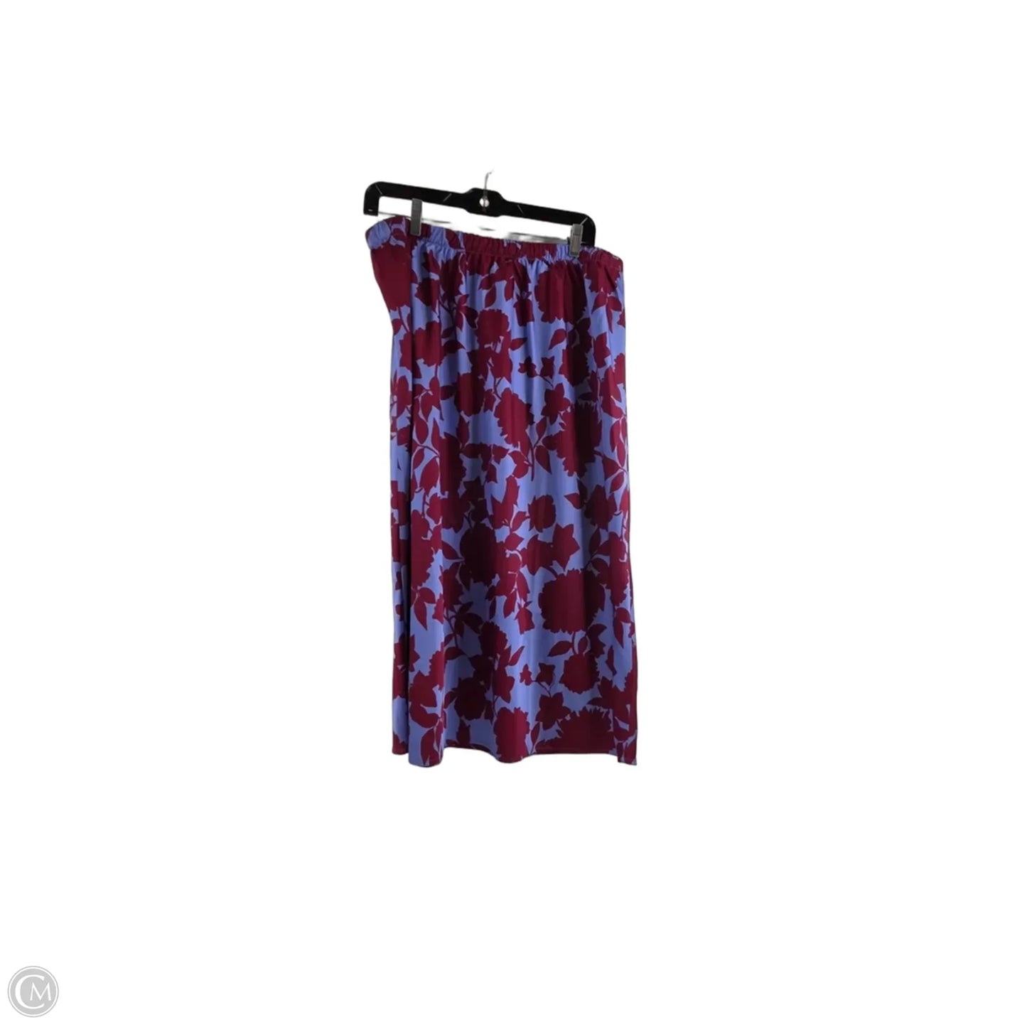 Skirt Midi By J. Crew In Blue & Red, Size: 12