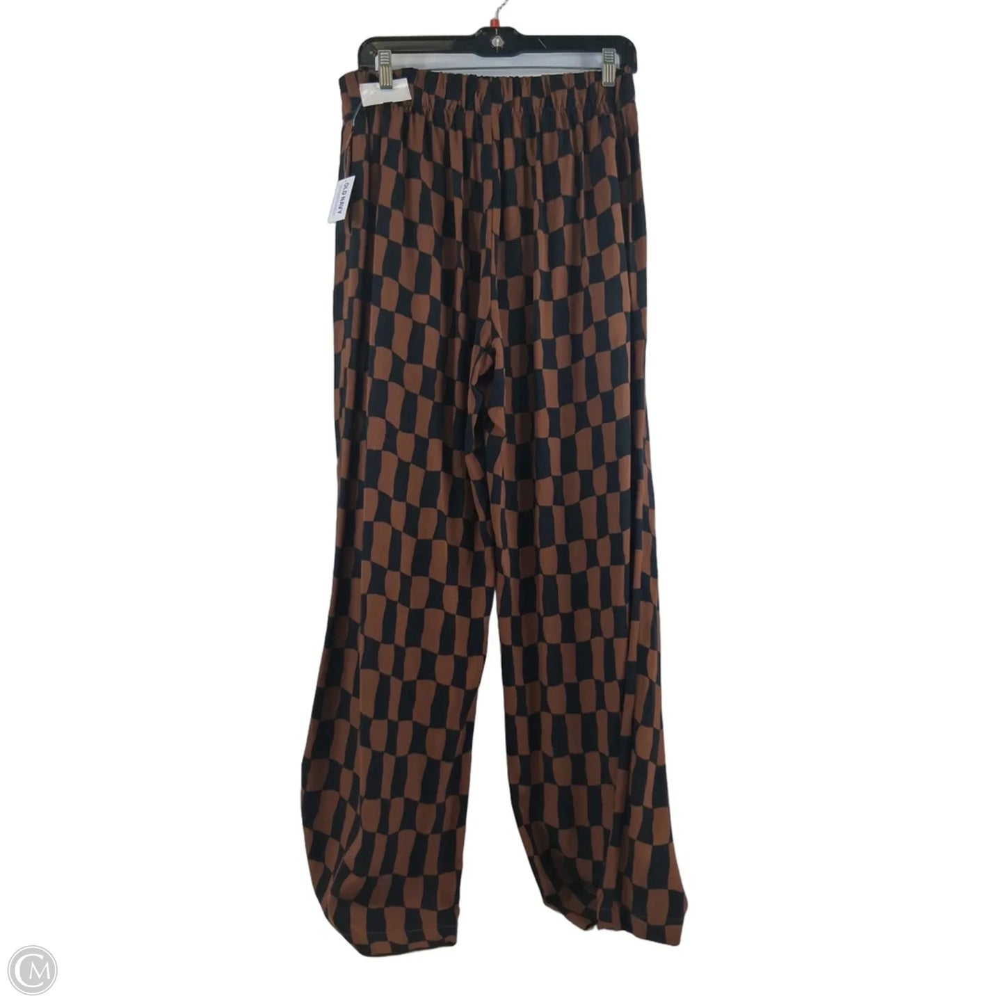 Pants Wide Leg By Old Navy In Black & Brown, Size: 8