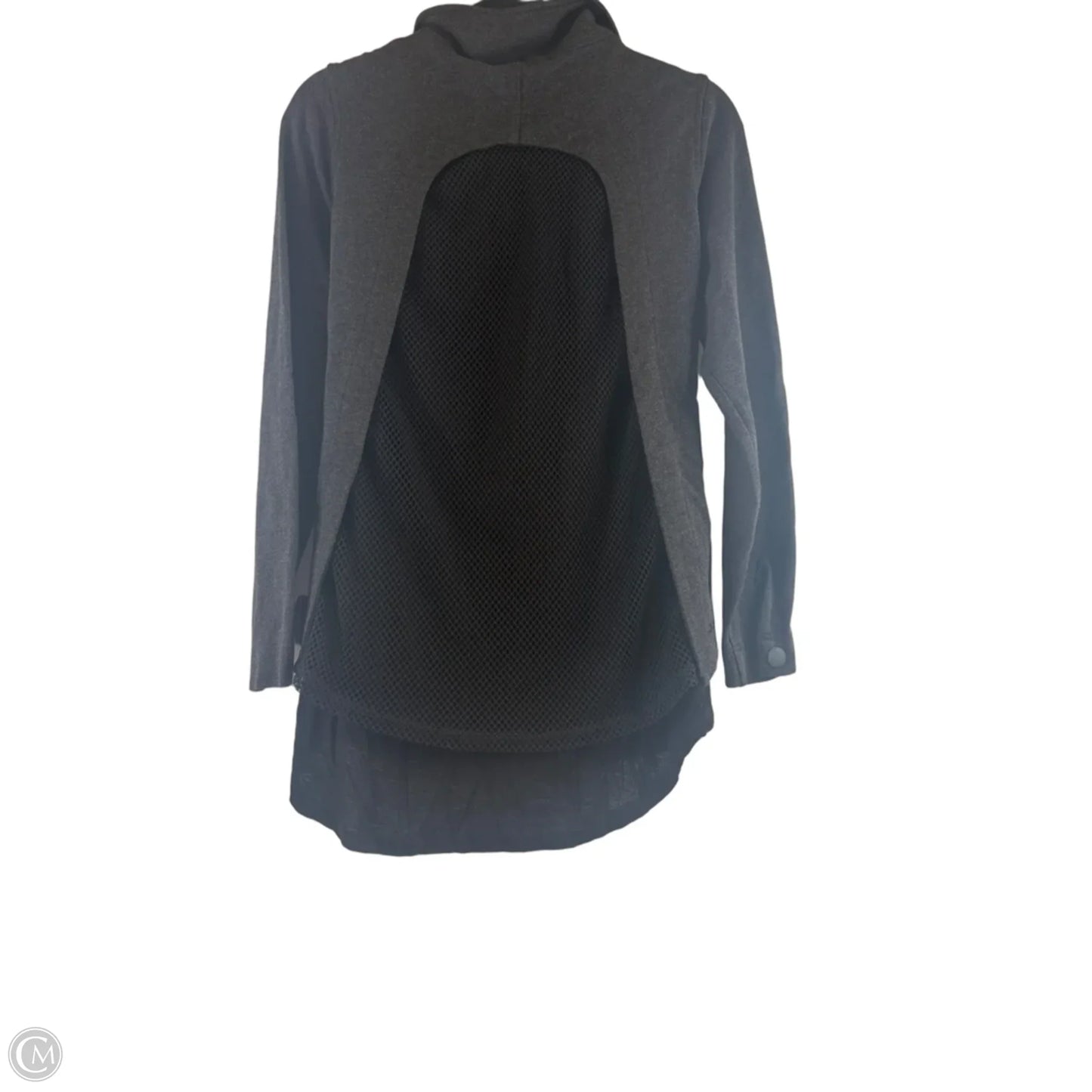 Jacket Moto By Cabi In Black & Grey, Size: S