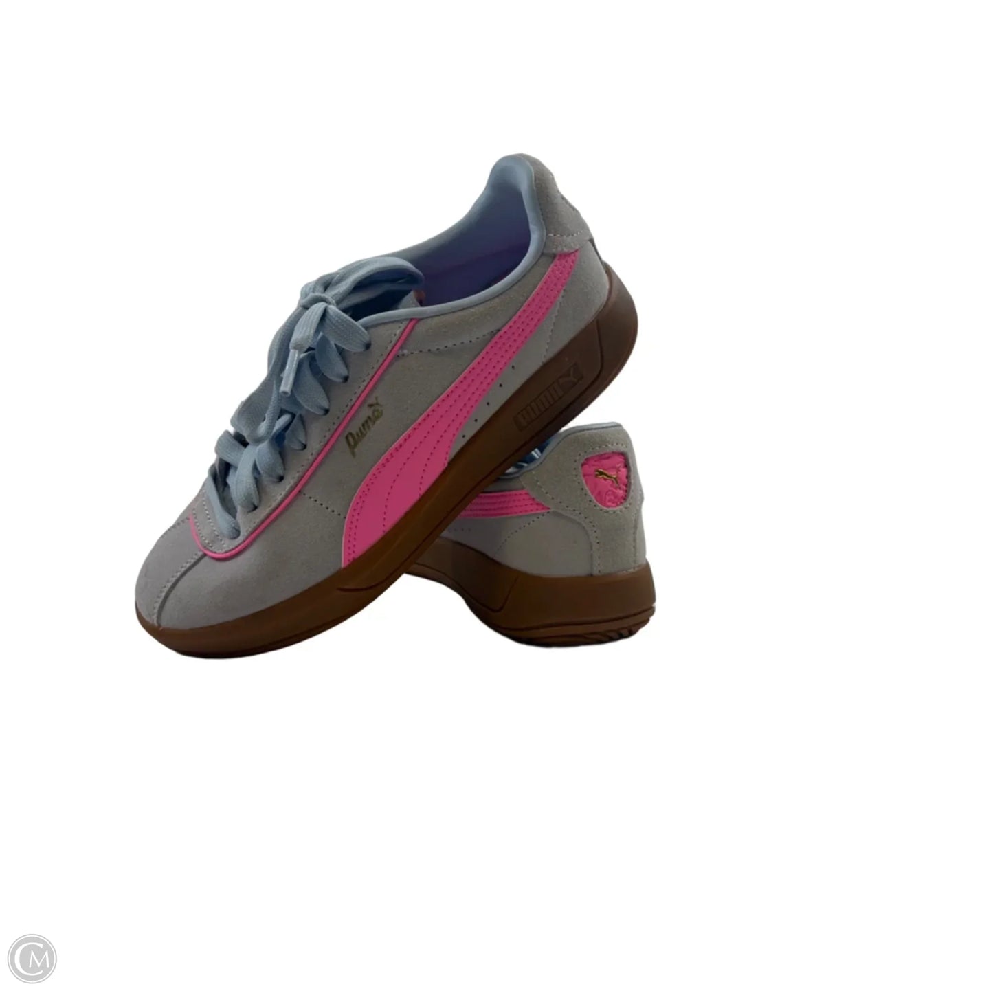 Shoes Sneakers By Puma In Pink & Purple, Size: 7.5
