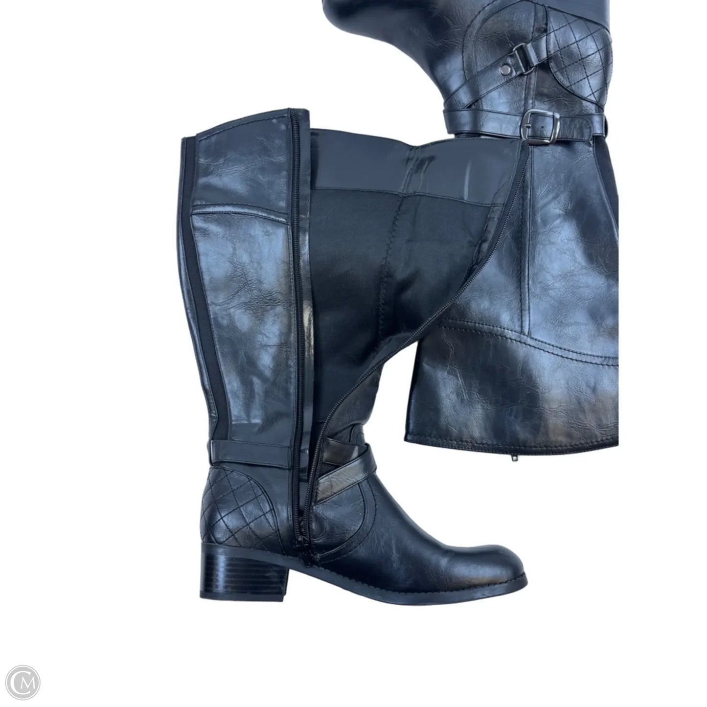 Boots Knee Flats By Bare Traps In Black, Size: 9