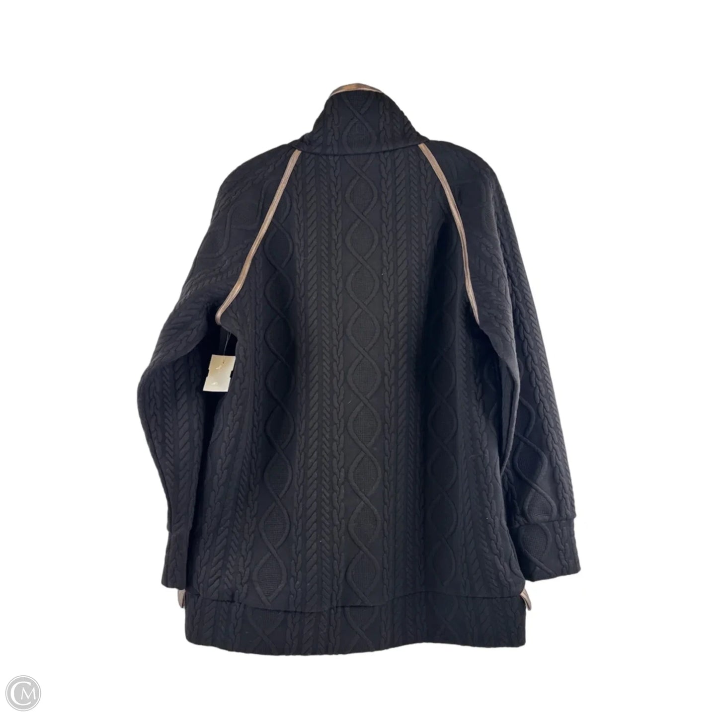 Sweater By Lysse In Black & White, Size: Xs