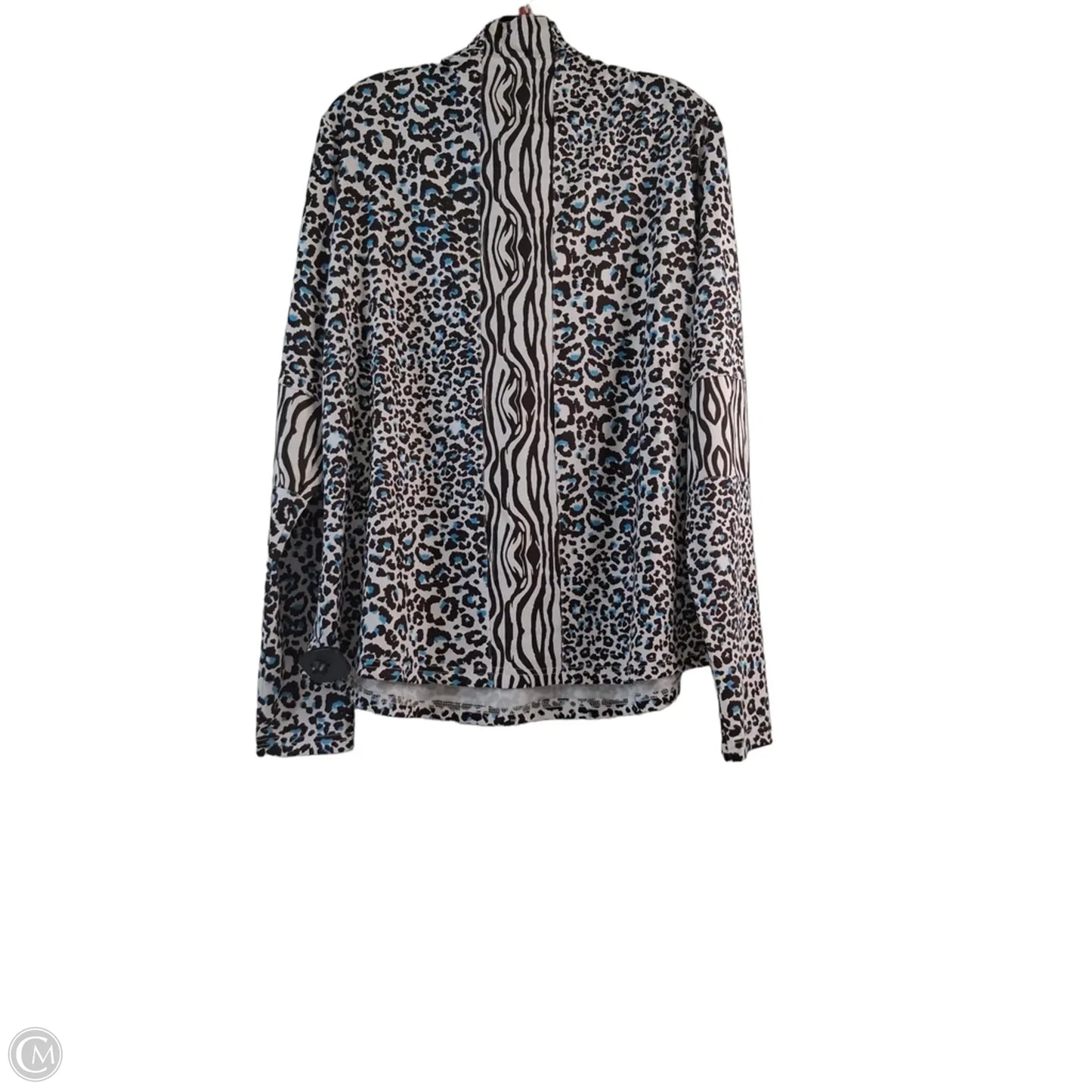 Athletic Top Long Sleeve Crewneck By Clothes Mentor In Animal Print, Size: Xxl