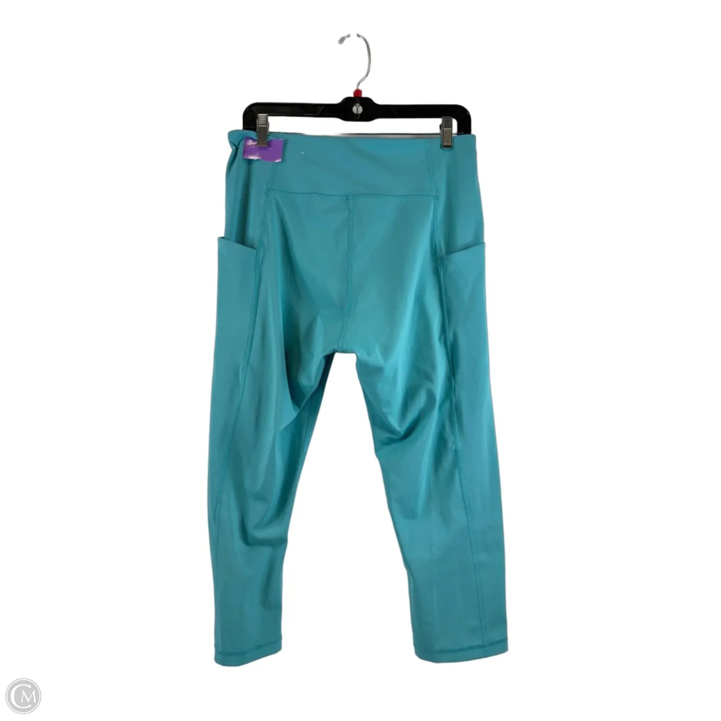 Athletic Capris By Tek Gear In Teal, Size: Xl