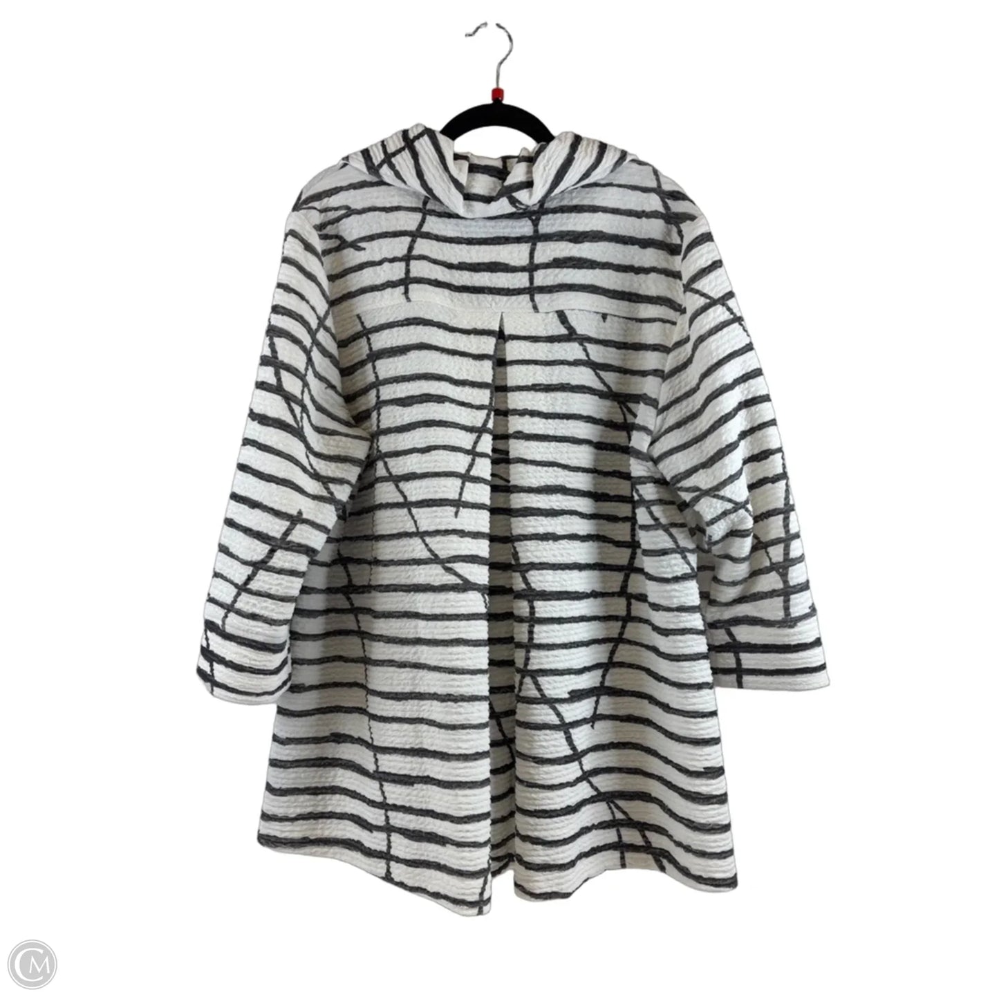 Blazer By Multiples In Grey & White, Size: Xl