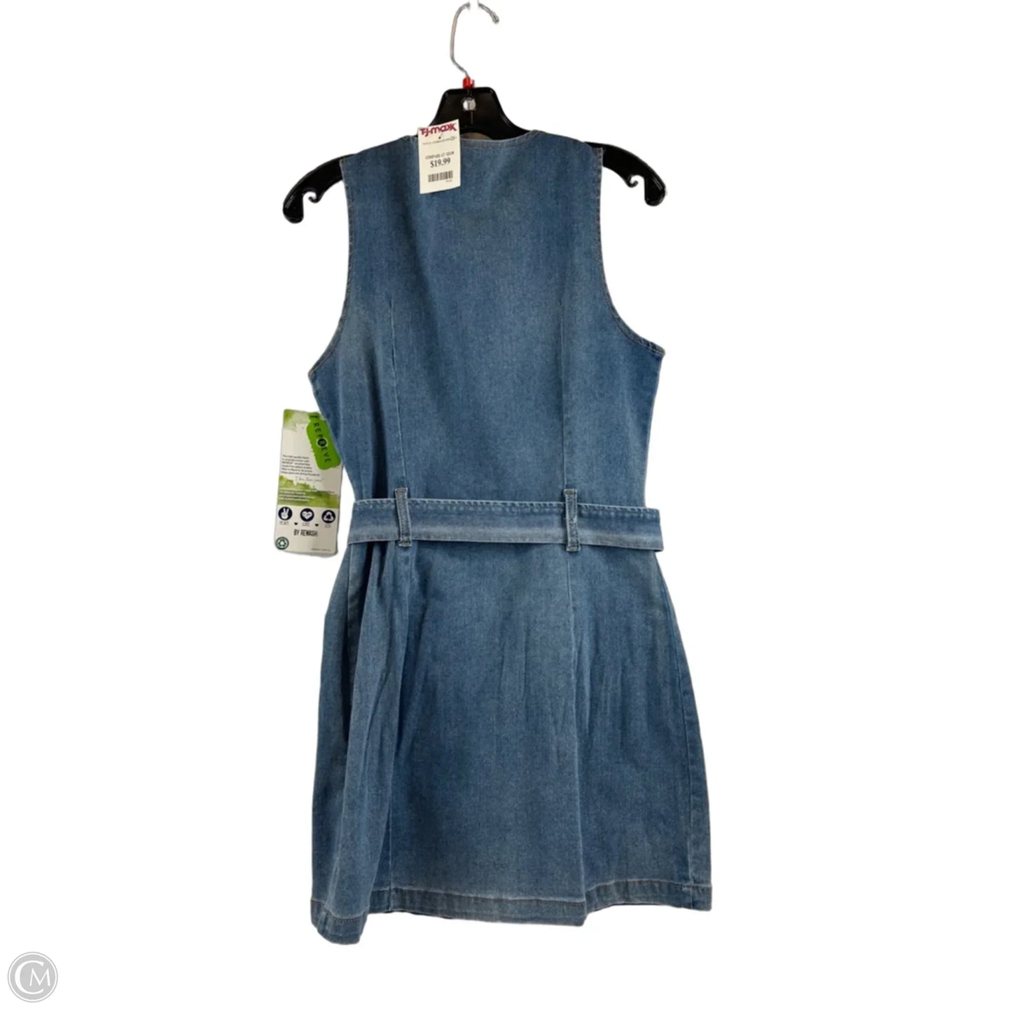 Dress Casual Midi By Rewash In Blue Denim, Size: M
