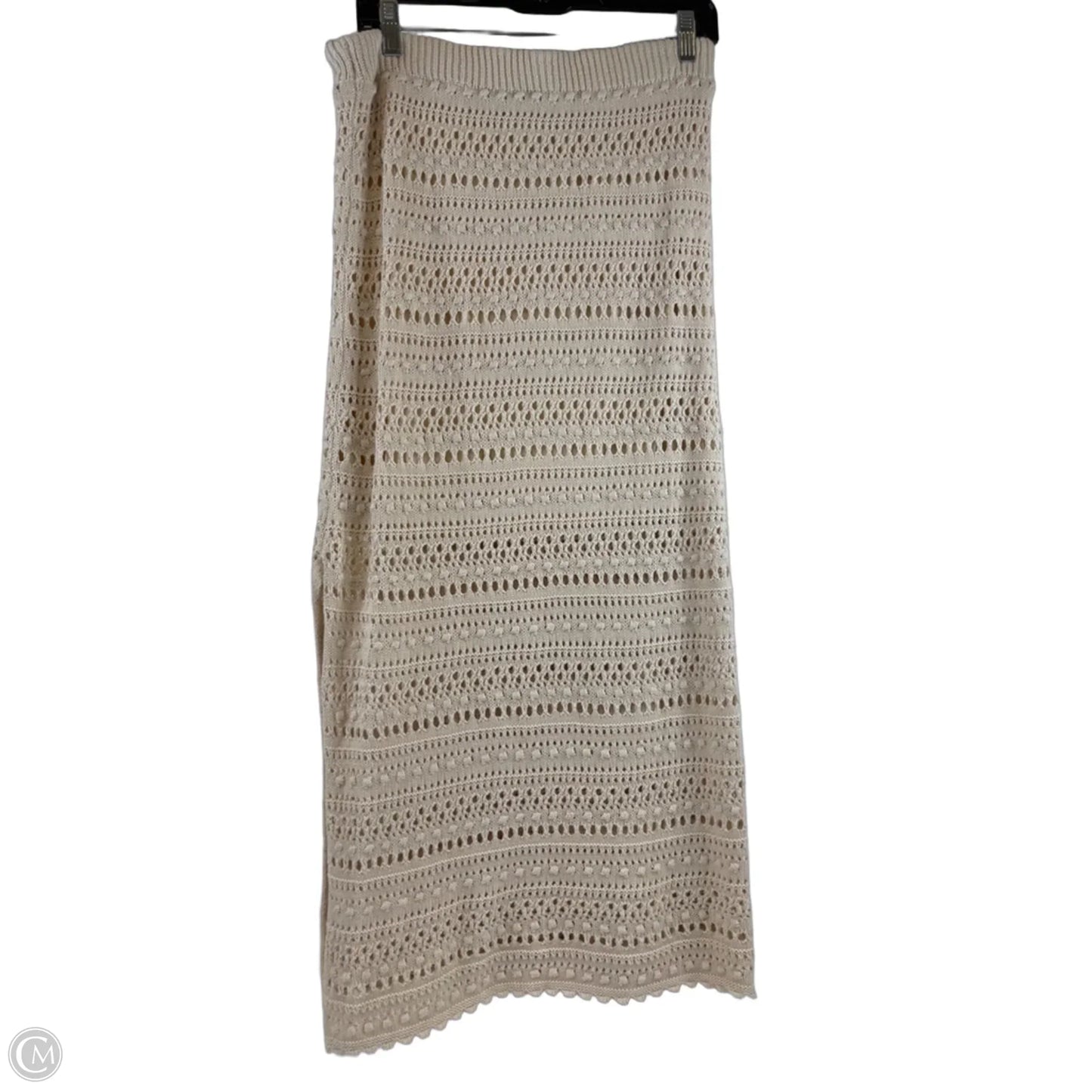 Skirt Maxi By Happily Grey In Cream, Size: 12