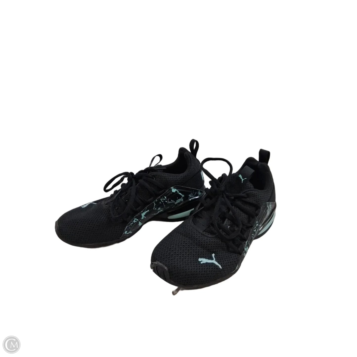 Shoes Athletic By Puma In Black & Green, Size: 8.5