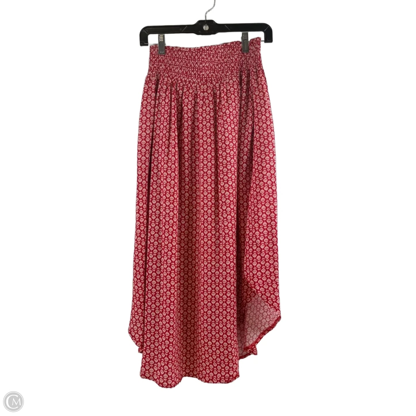Skirt Maxi By Dylan In Red & White, Size: M