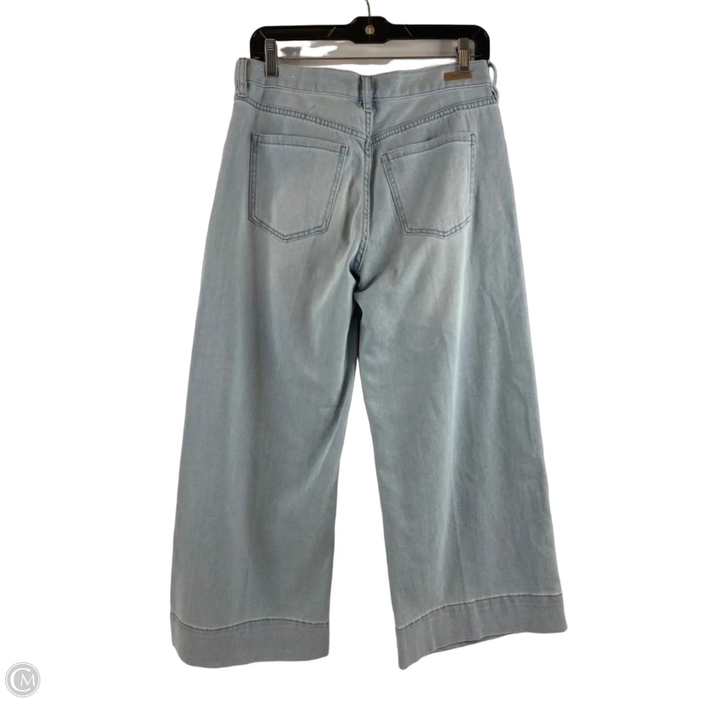 Jeans Cropped By Liverpool In Blue Denim, Size: 6