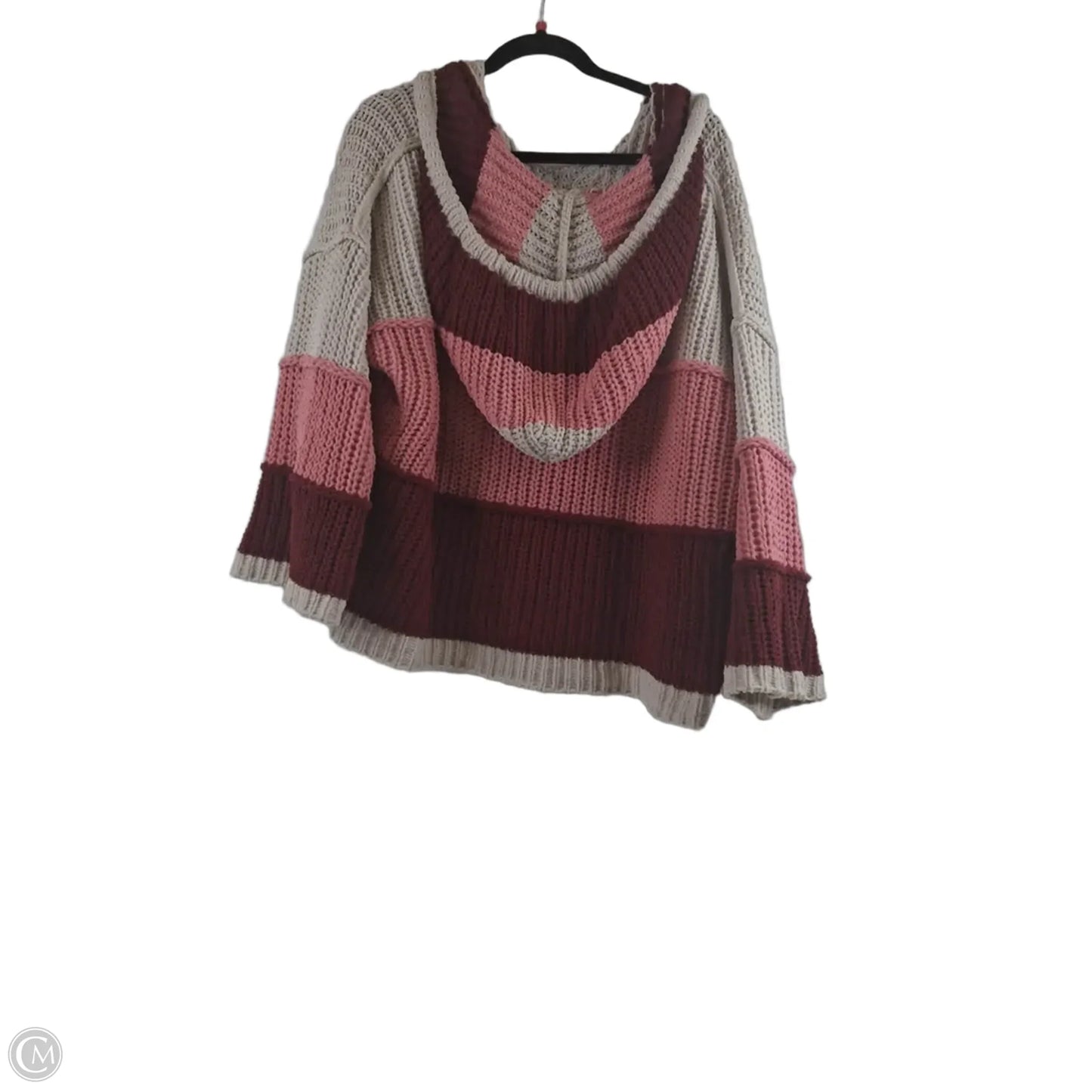 Sweater By Pol In Pink & Red, Size: M