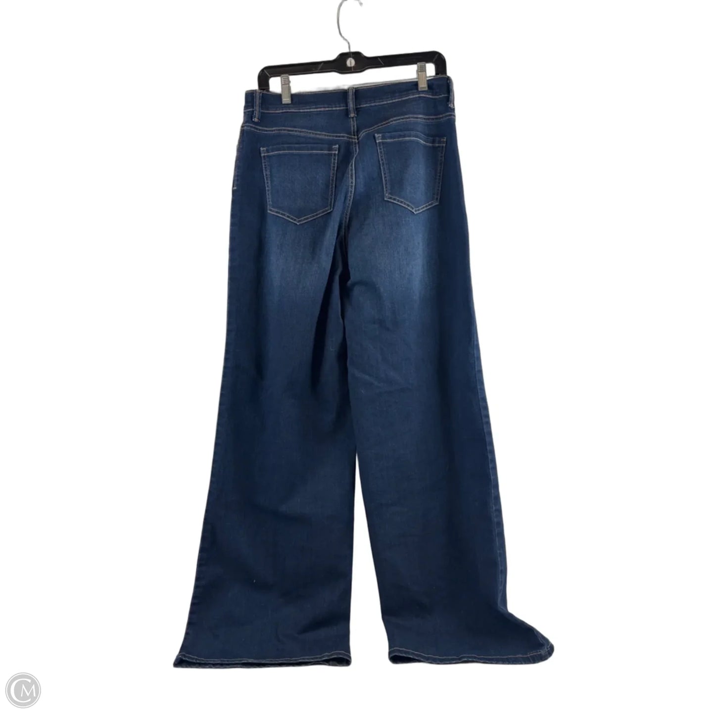 Jeans Wide Leg By Gloria Vanderbilt In Blue Denim, Size: 8