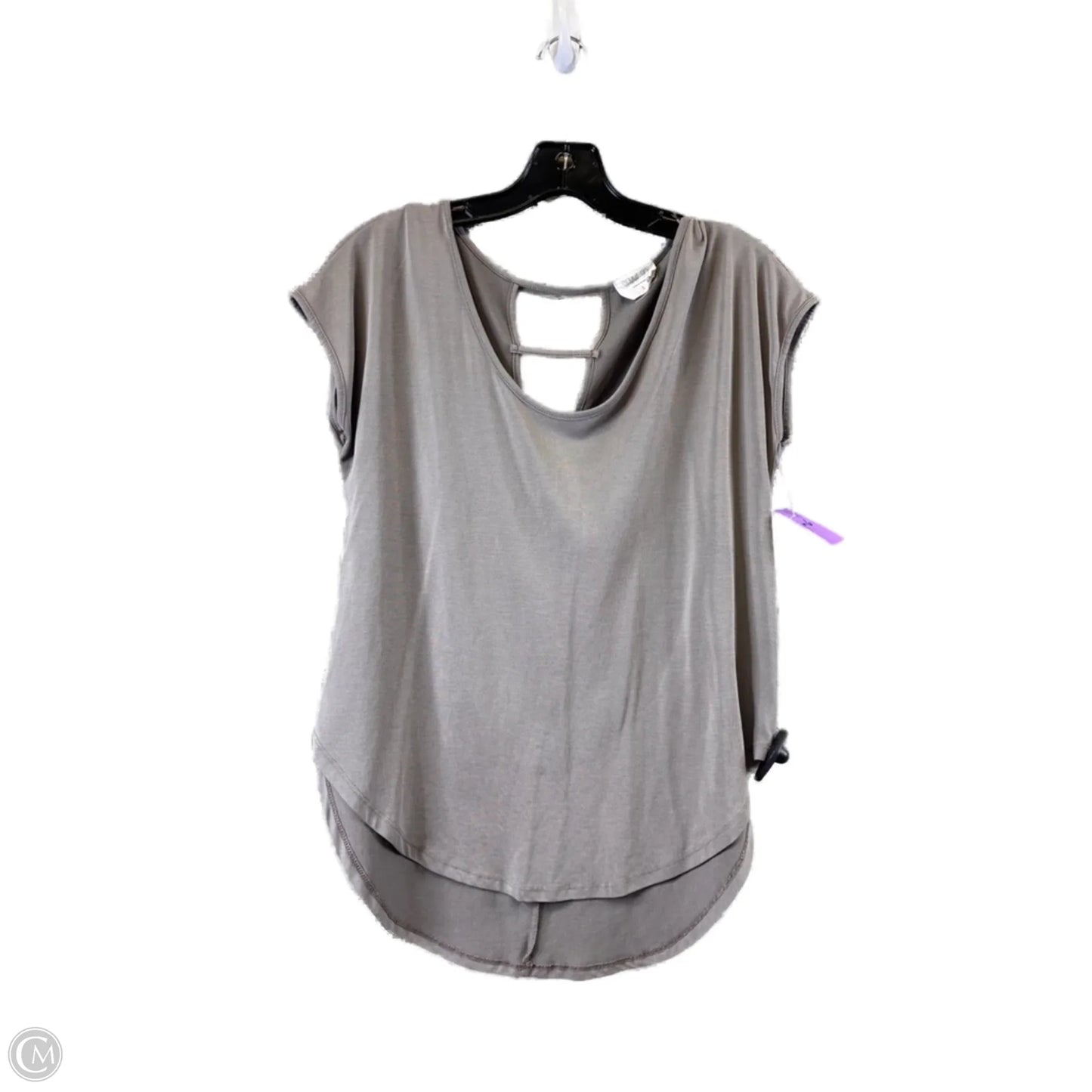 Top Short Sleeve Basic By Sienna Sky In Grey, Size: S