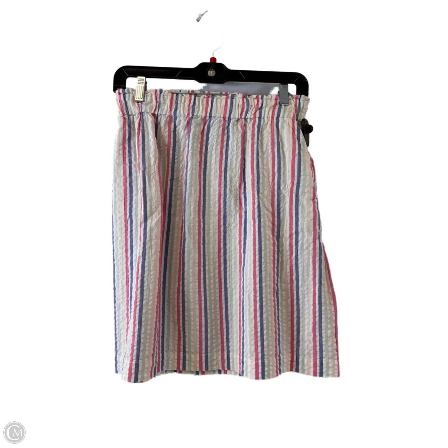 Skirt Midi By Loft In Blue & Pink, Size: Xl