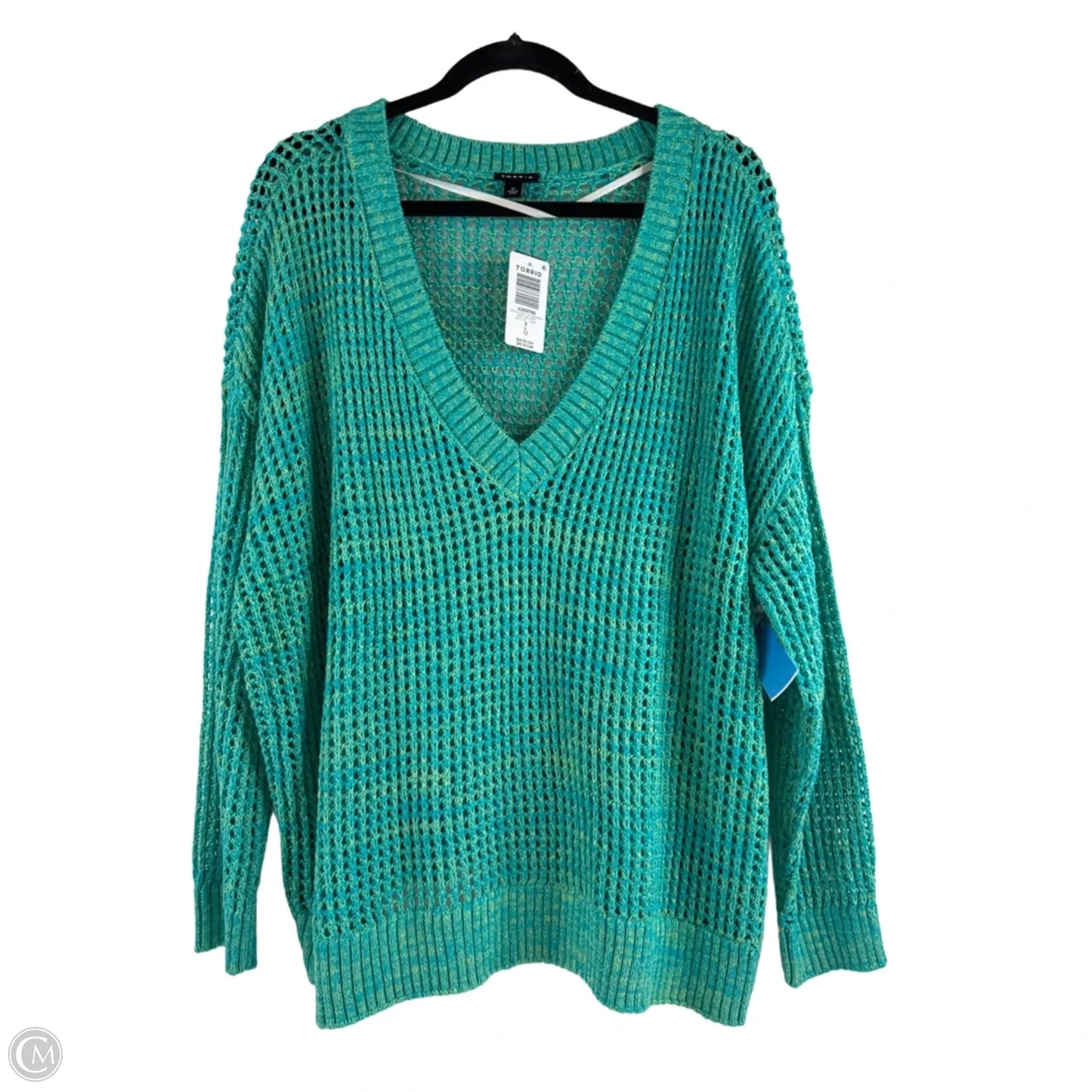 Sweater By Torrid In Teal, Size: L