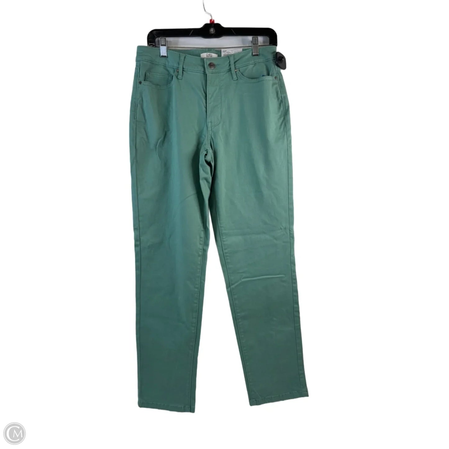 Jeans Straight By Croft And Barrow In Green, Size: 8
