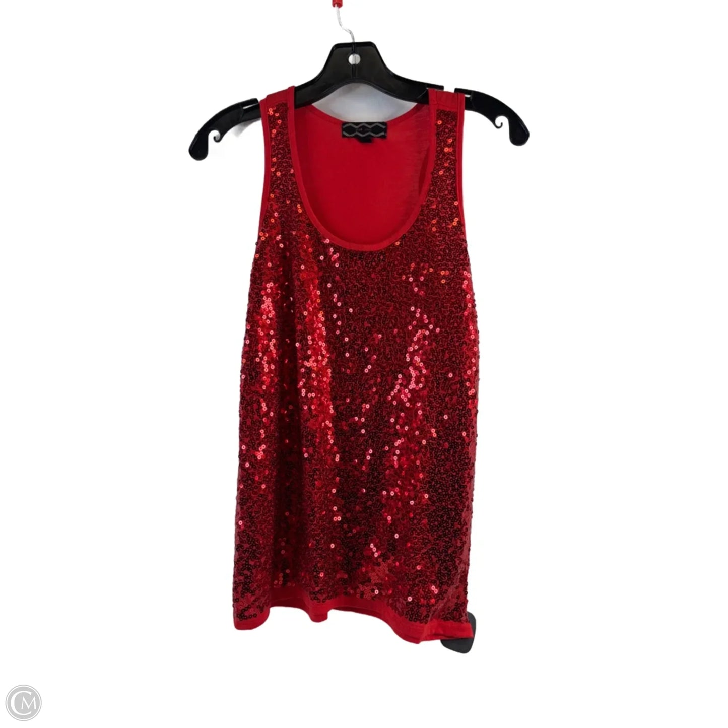 Top Sleeveless By Pink Rose In Red, Size: L