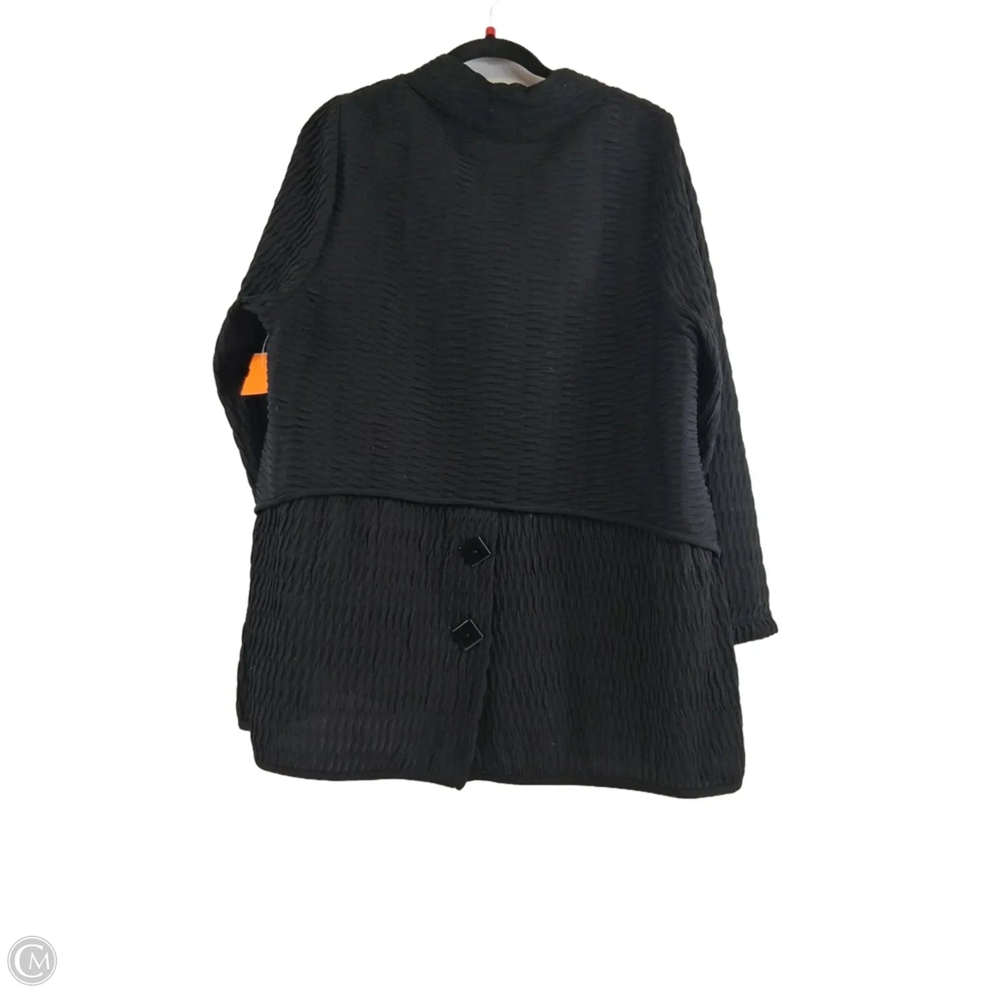 Top Long Sleeve By Moonlight By Y And S In Black, Size: M