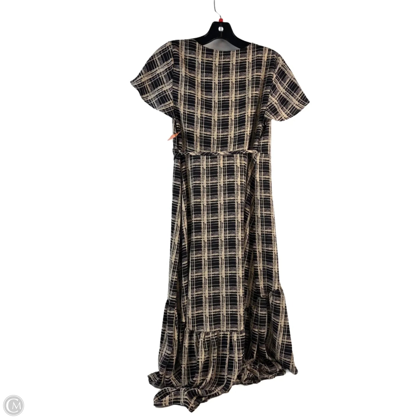 Dress Casual Maxi By Urban Outfitters In Black & Tan, Size: S