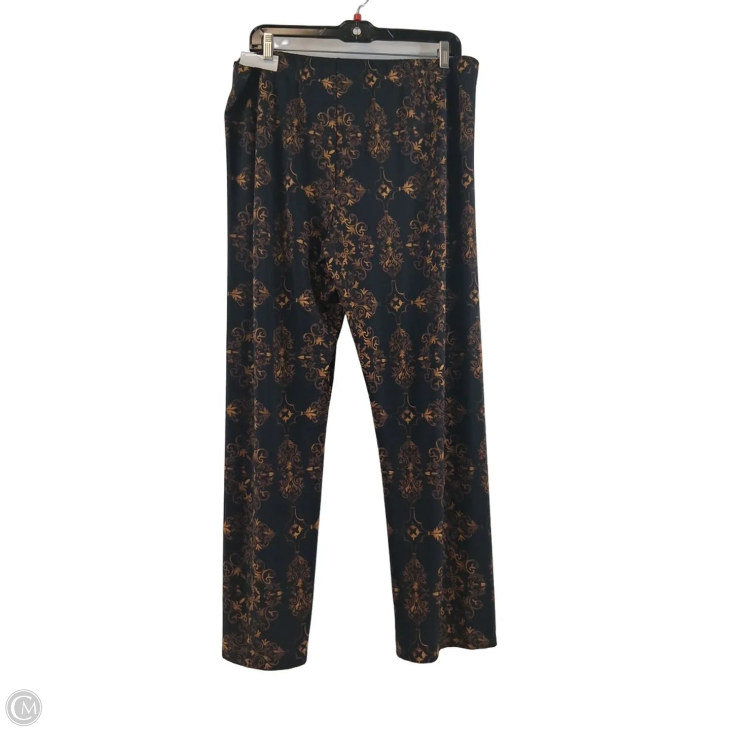 Pants Other By Susan Graver In Black & Tan, Size: 12