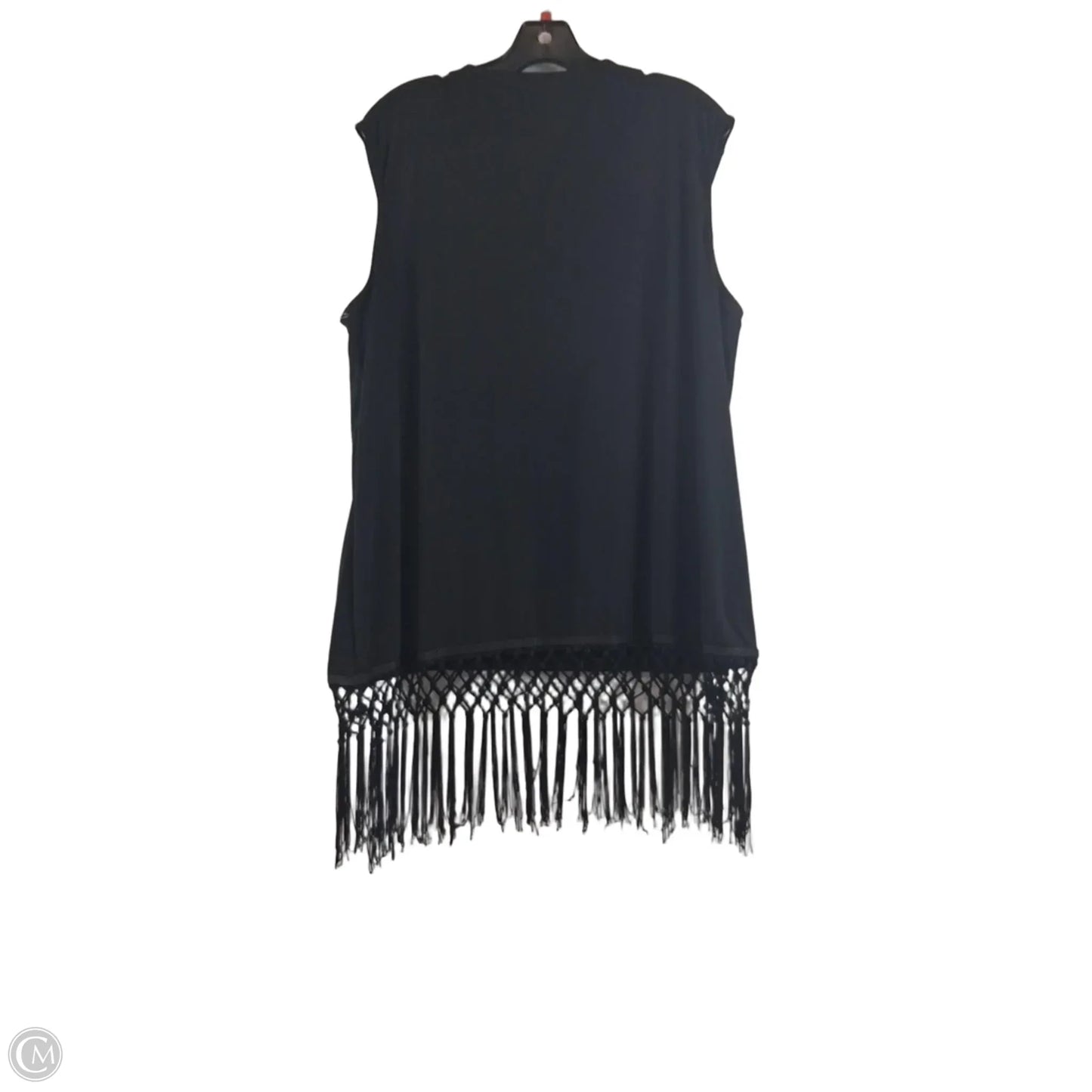 Top Sleeveless By Grace Elements In Black, Size: 2x
