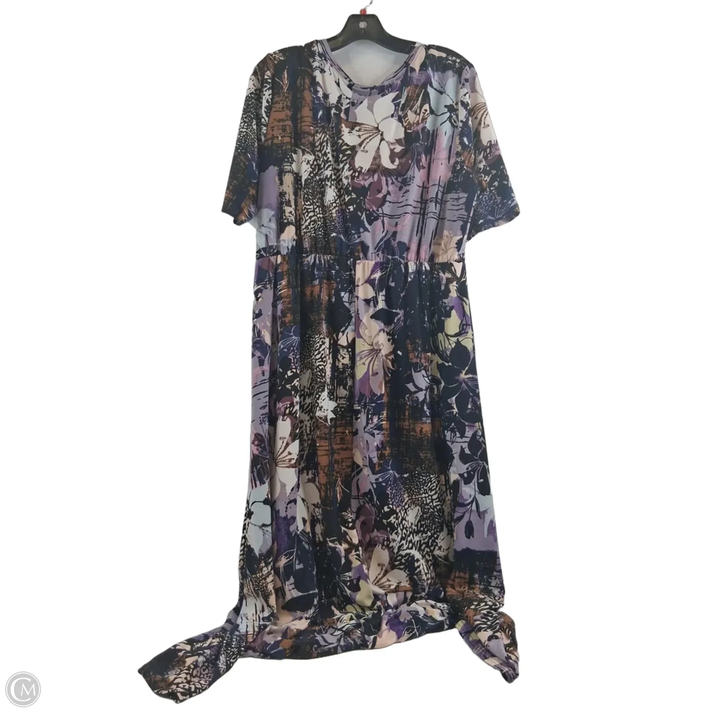 Dress Casual Midi By Attitude In Purple, Size: Xl