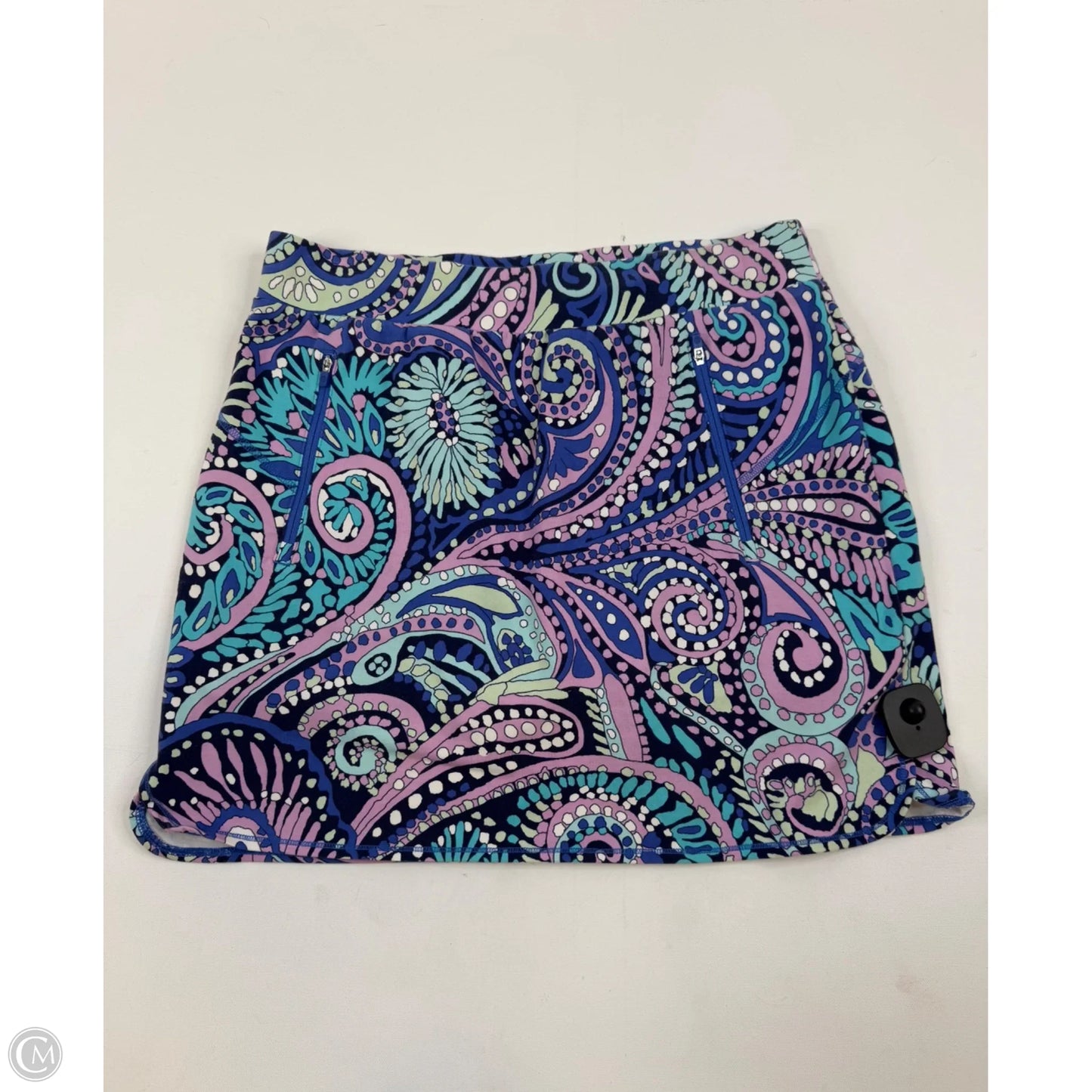 Skort By Talbots In Blue & Pink, Size: 12p