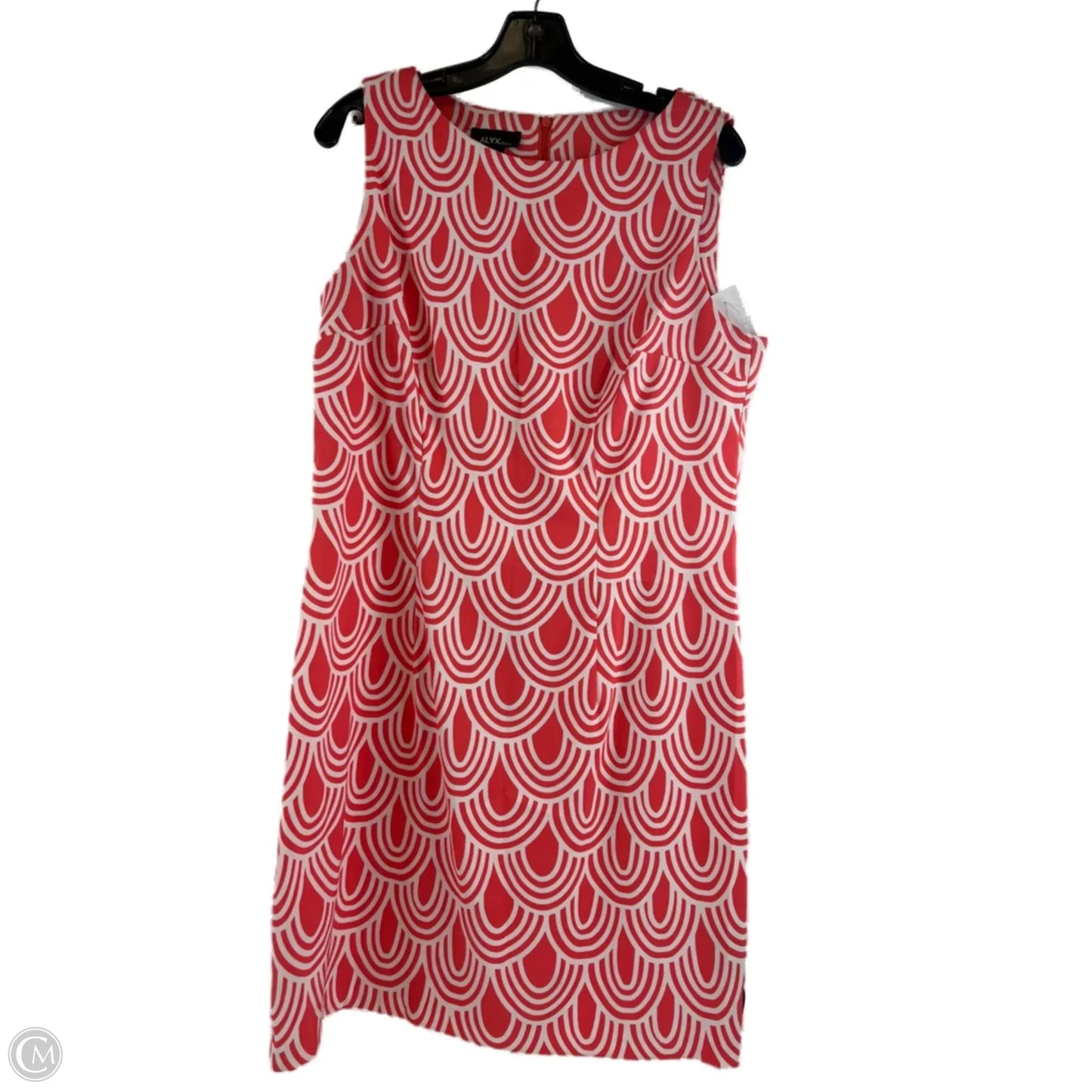 Dress Casual Short By Alyx In Orange & White, Size: Xl