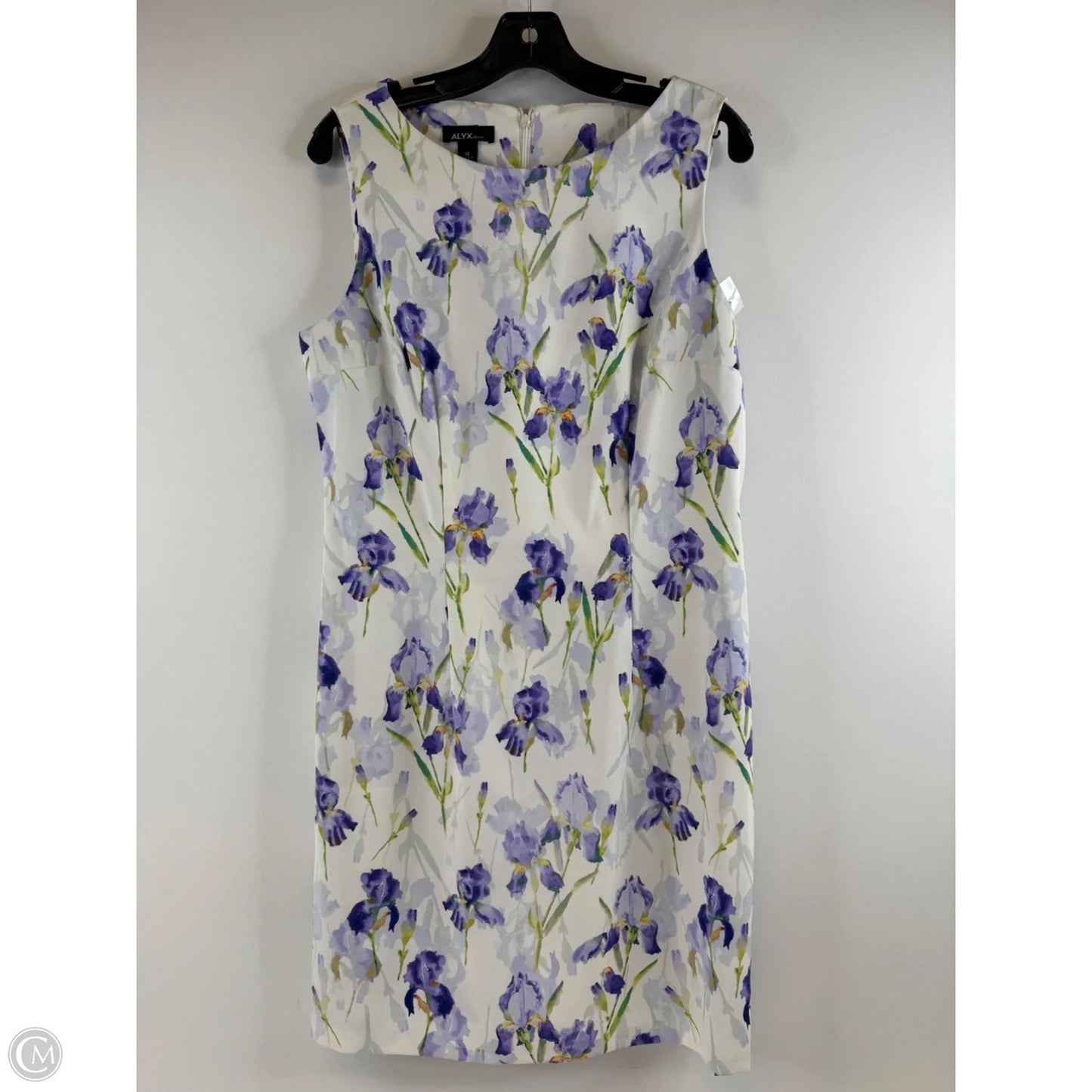 Dress Casual Short By Alyx In Purple & White, Size: Xl