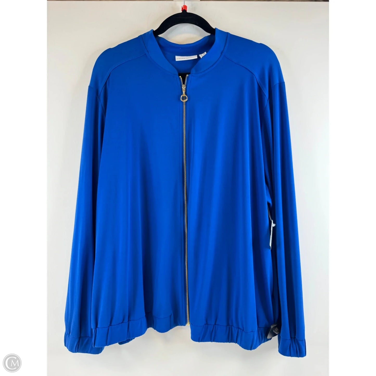 Jacket Other By Susan Graver In Blue, Size: 2x