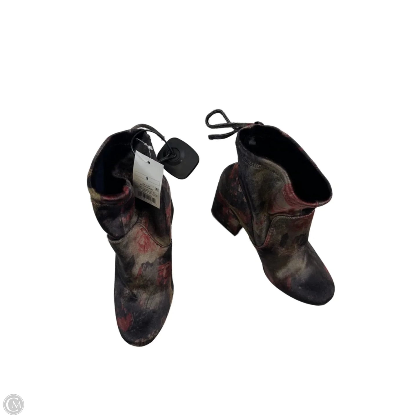 Boots Ankle Heels By A New Day In Green & Red, Size: 9