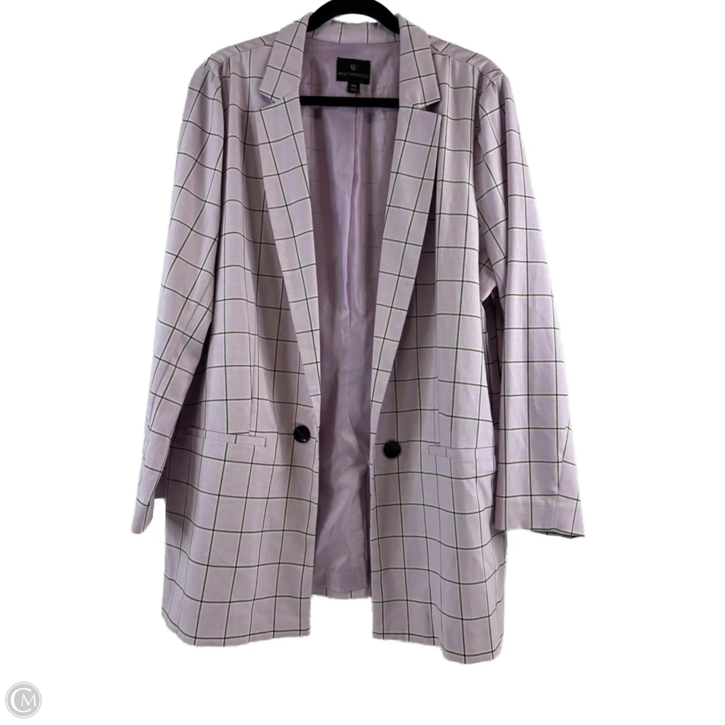 Blazer By Worthington In Purple, Size: Xxl