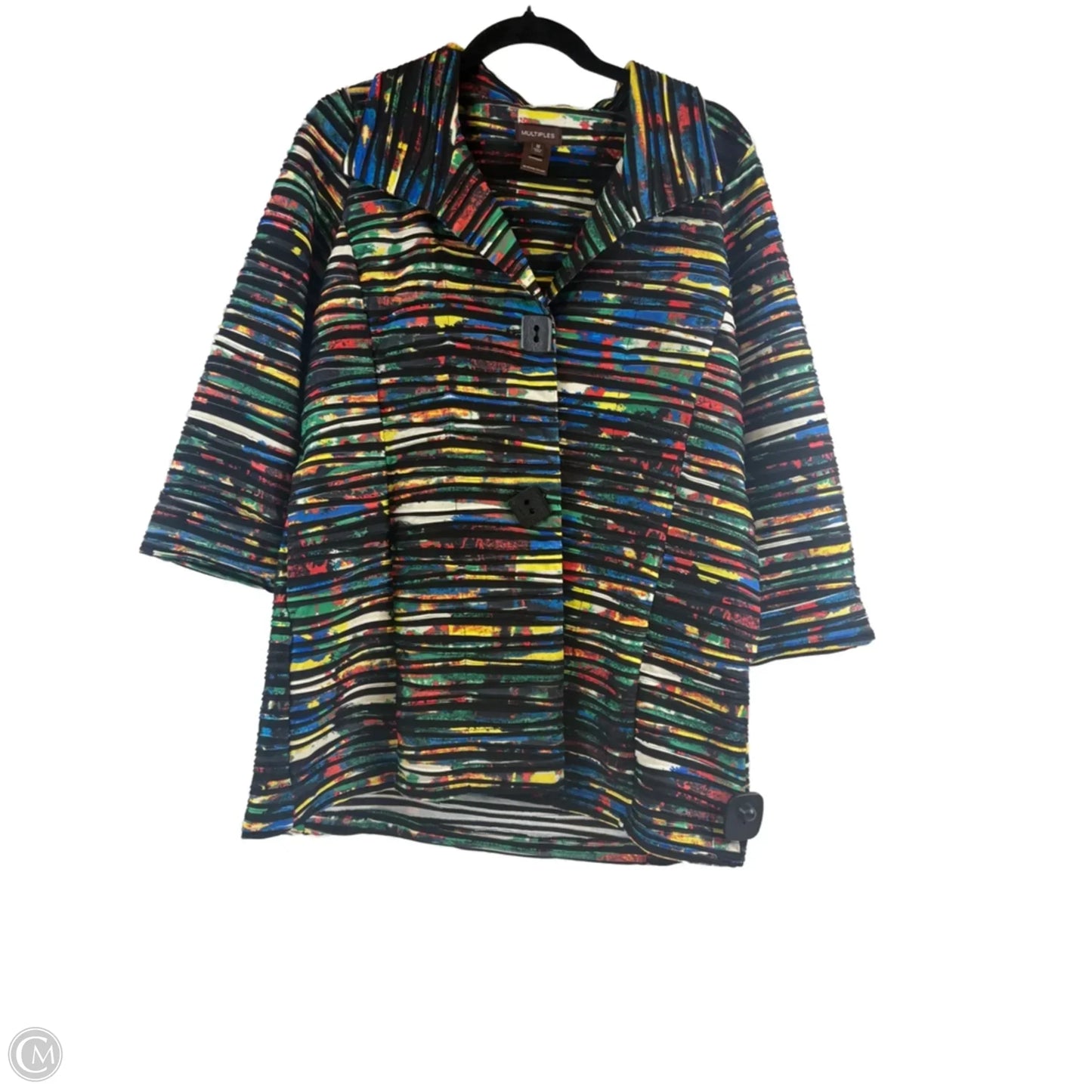 Blazer By Multiples In Multi-colored, Size: Medium